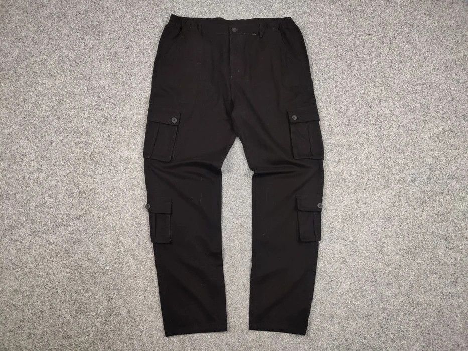Japanese Brand Vintage Japan Multi Pocket Cargo Black Pants Travis Scott Size US 36 / EU 52 - 5 Thumbnail