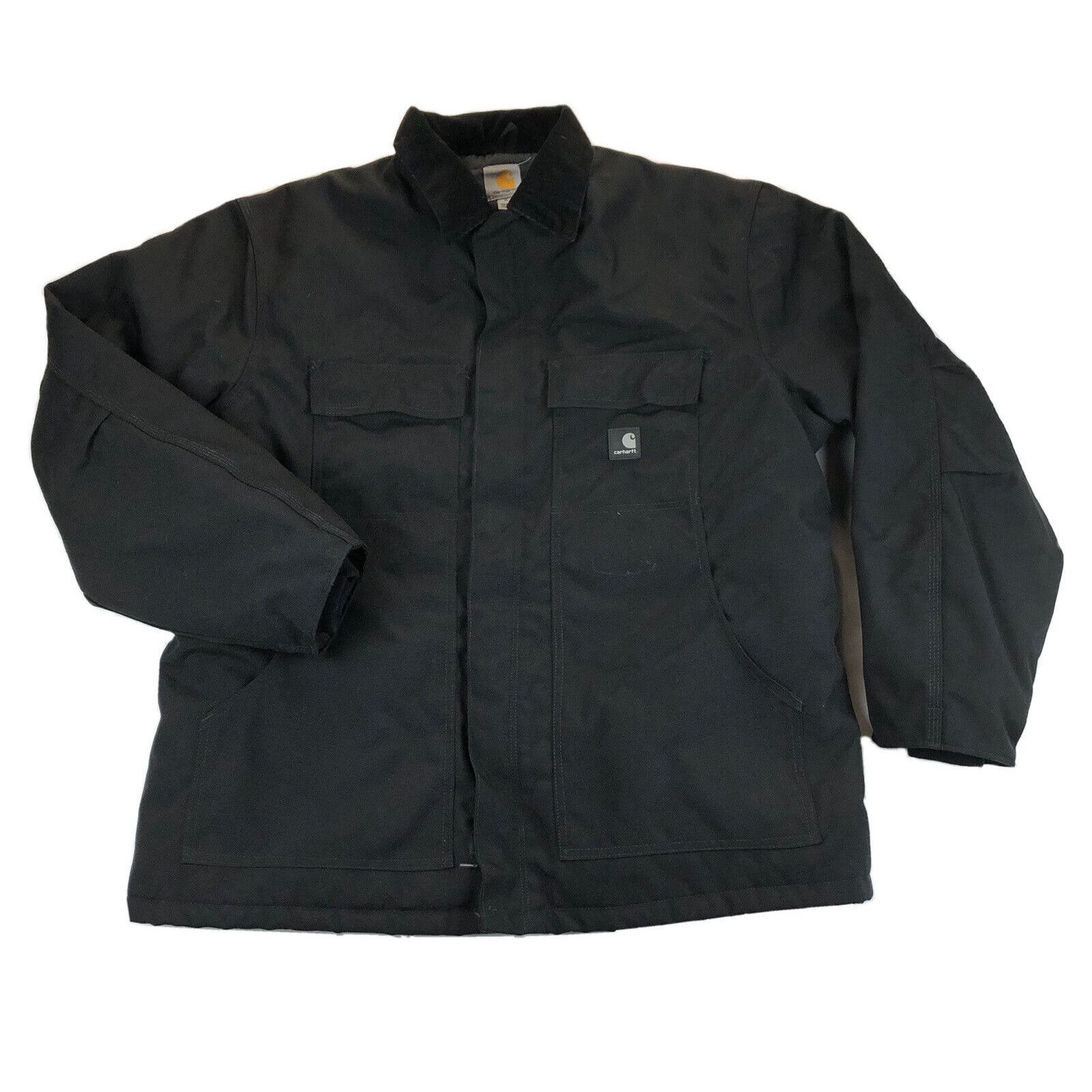 Carhartt Wip Carhartt C55 Yukon Quilt Lined Arctic Coat Mens XL Black ...