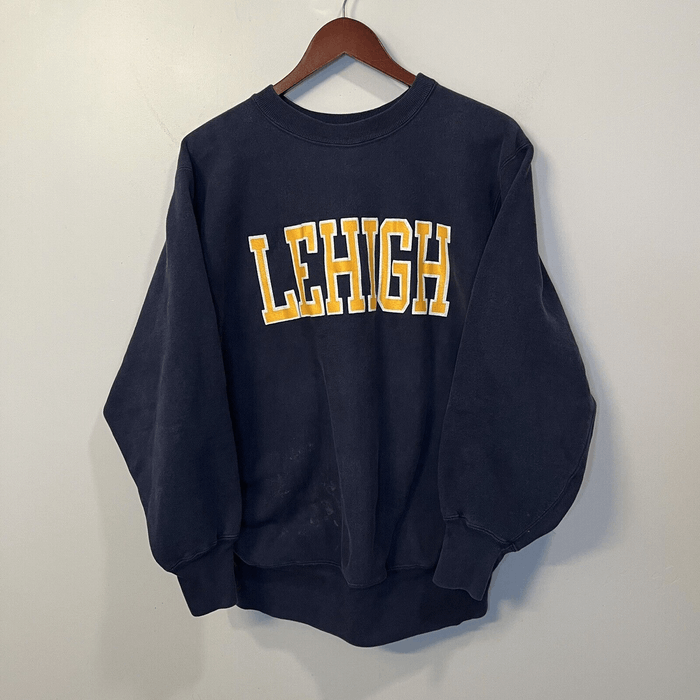 Vintage Vintage 80s Champion Reverse Weave Lehigh Crewneck Sweater ...