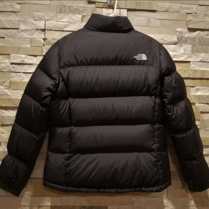 North Face Womens Large Black Nuptse Down Puffer Jacket Coat