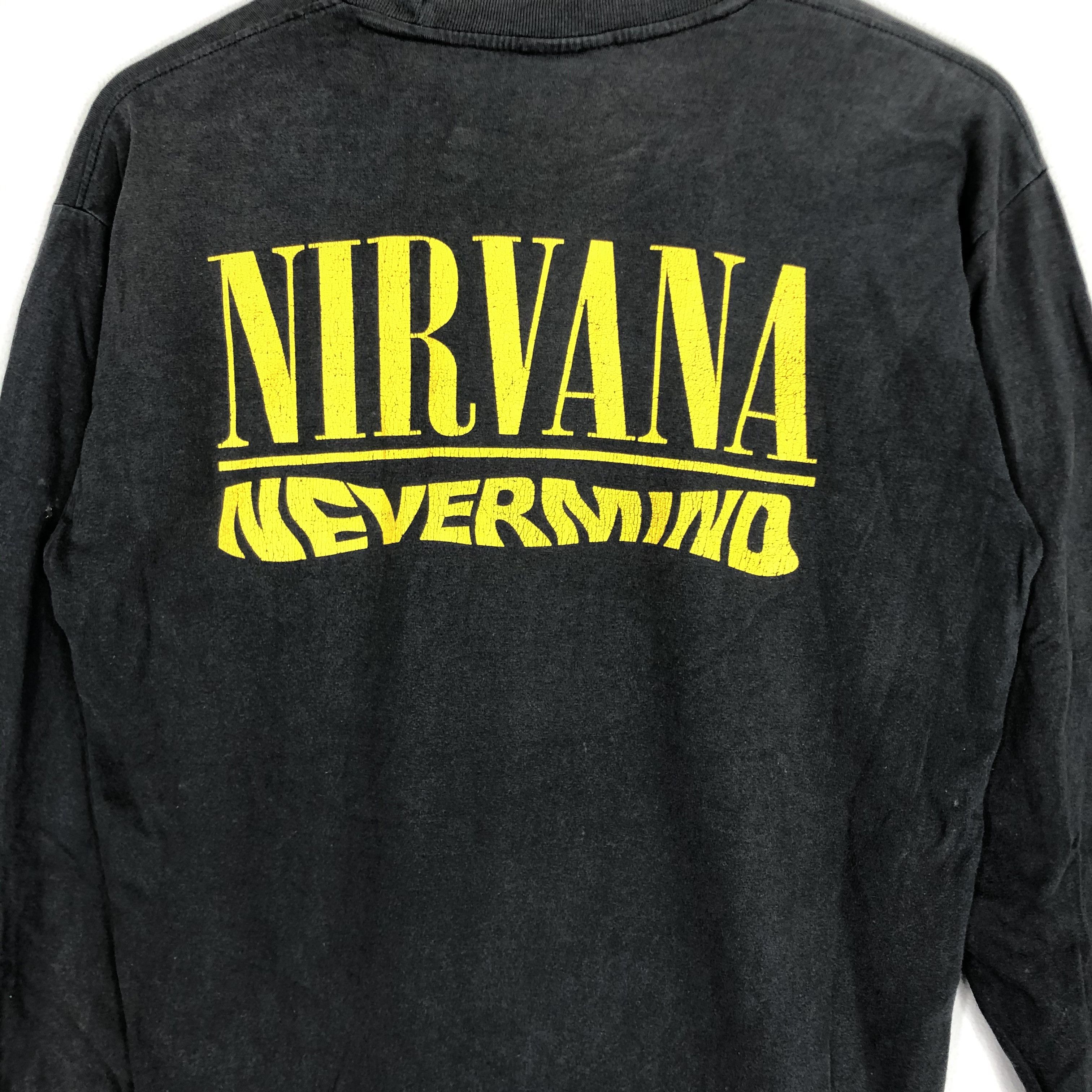 Nirvana × Vintage Bootleg Nirvana Nevermind Smiley Long Sleeve Tee Size M Size US M / EU 48-50 / 2 - 7 Thumbnail