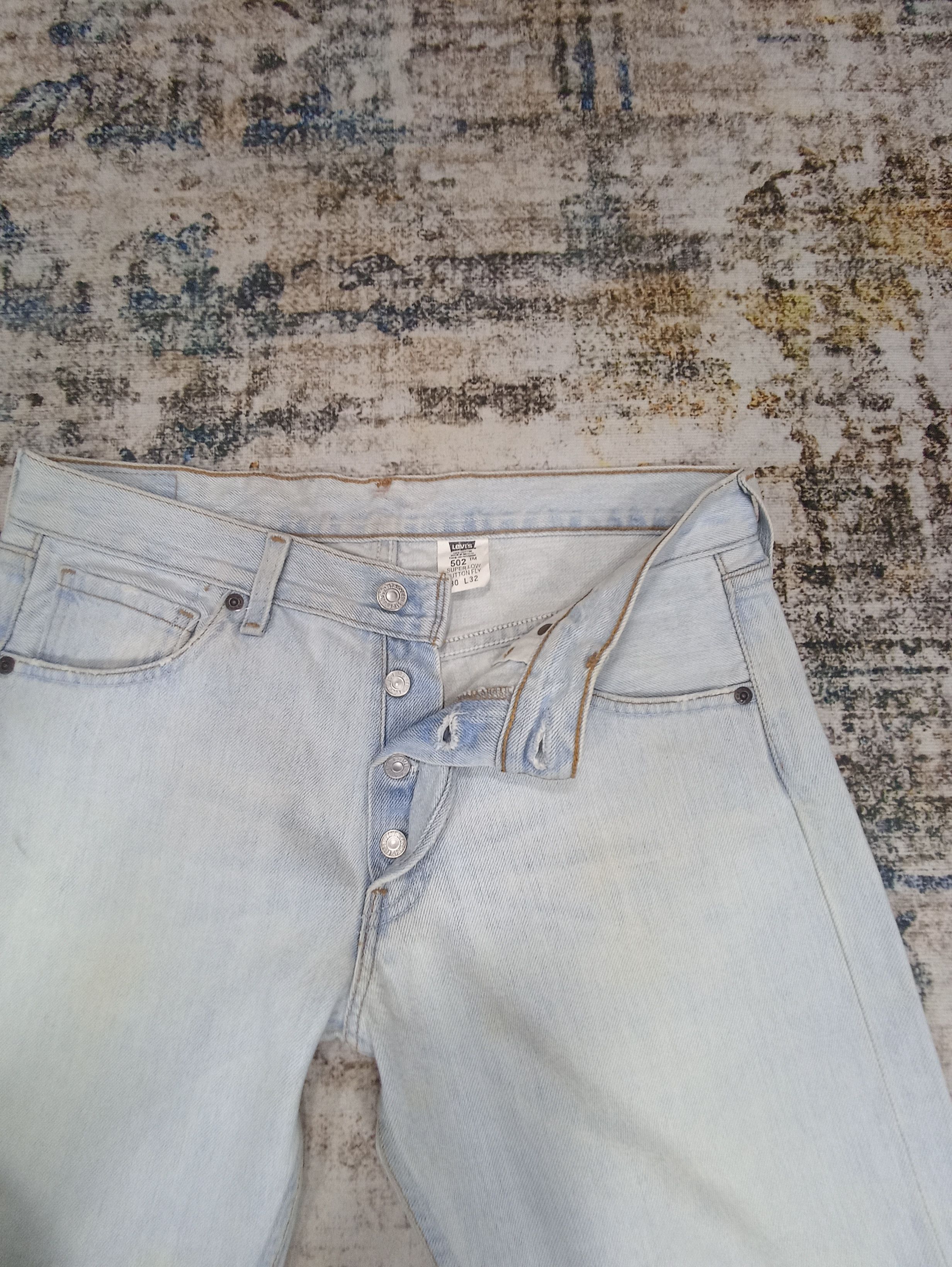 Levi's × Vintage VINTAGE LEVI'S 502 CROPPED LIGHT WASH JEANS - J047 Size US 32 / EU 48 - 3 Thumbnail