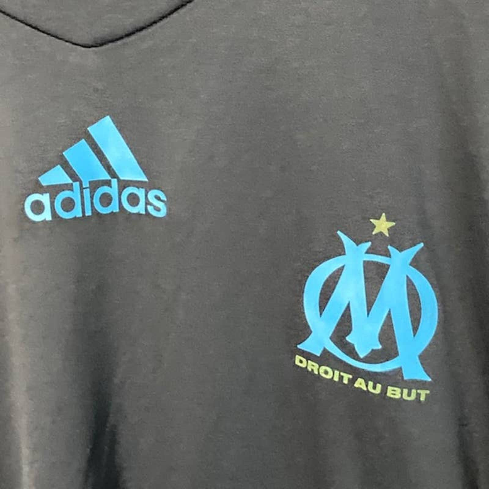 Adidas 2000's Adidas Authentic Marseille Practice Trainer Jersey XL Size US XL / EU 56 / 4 - 5 Thumbnail