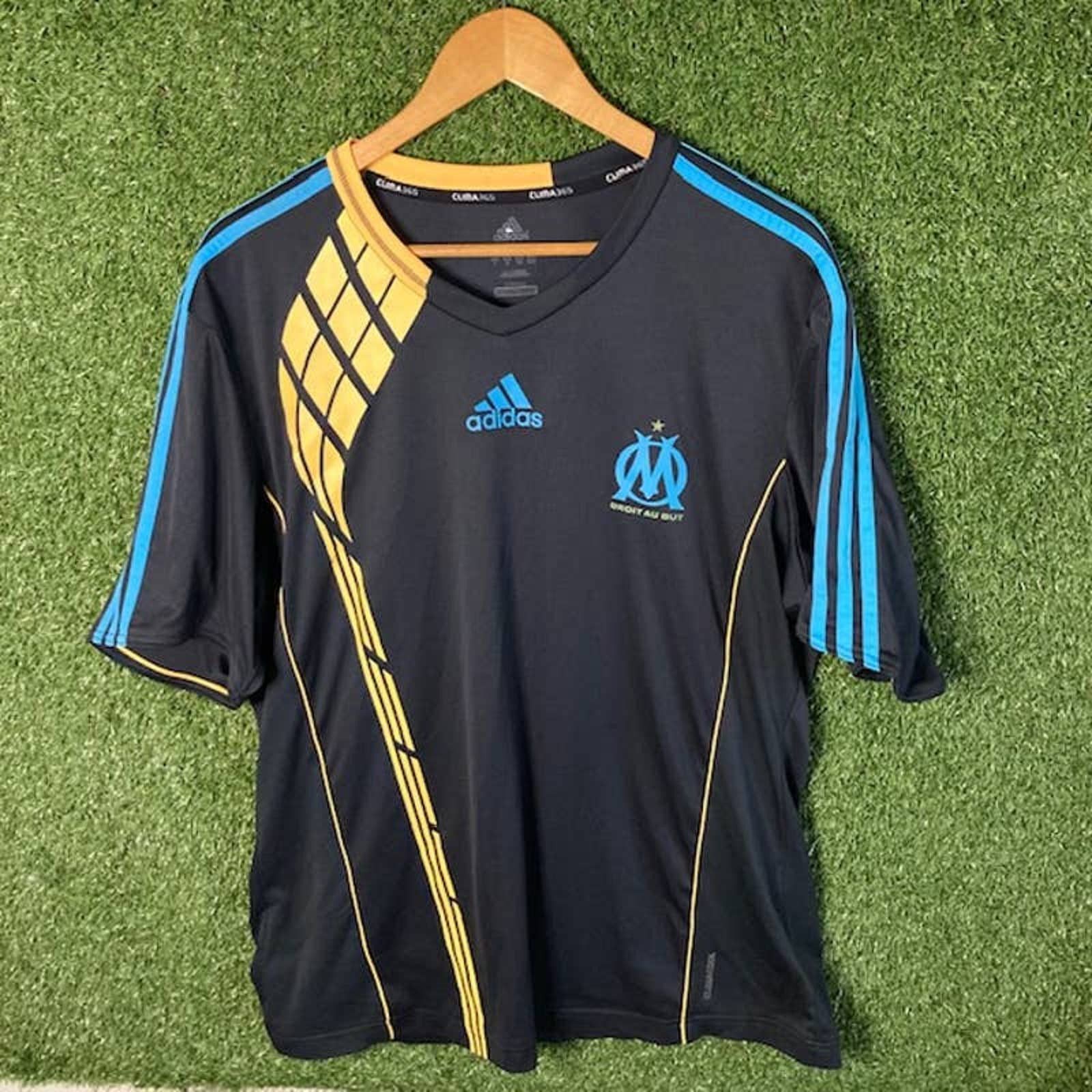 Adidas 2000's Adidas Authentic Marseille Practice Trainer Jersey XL Size US XL / EU 56 / 4 - 1 Thumbnail