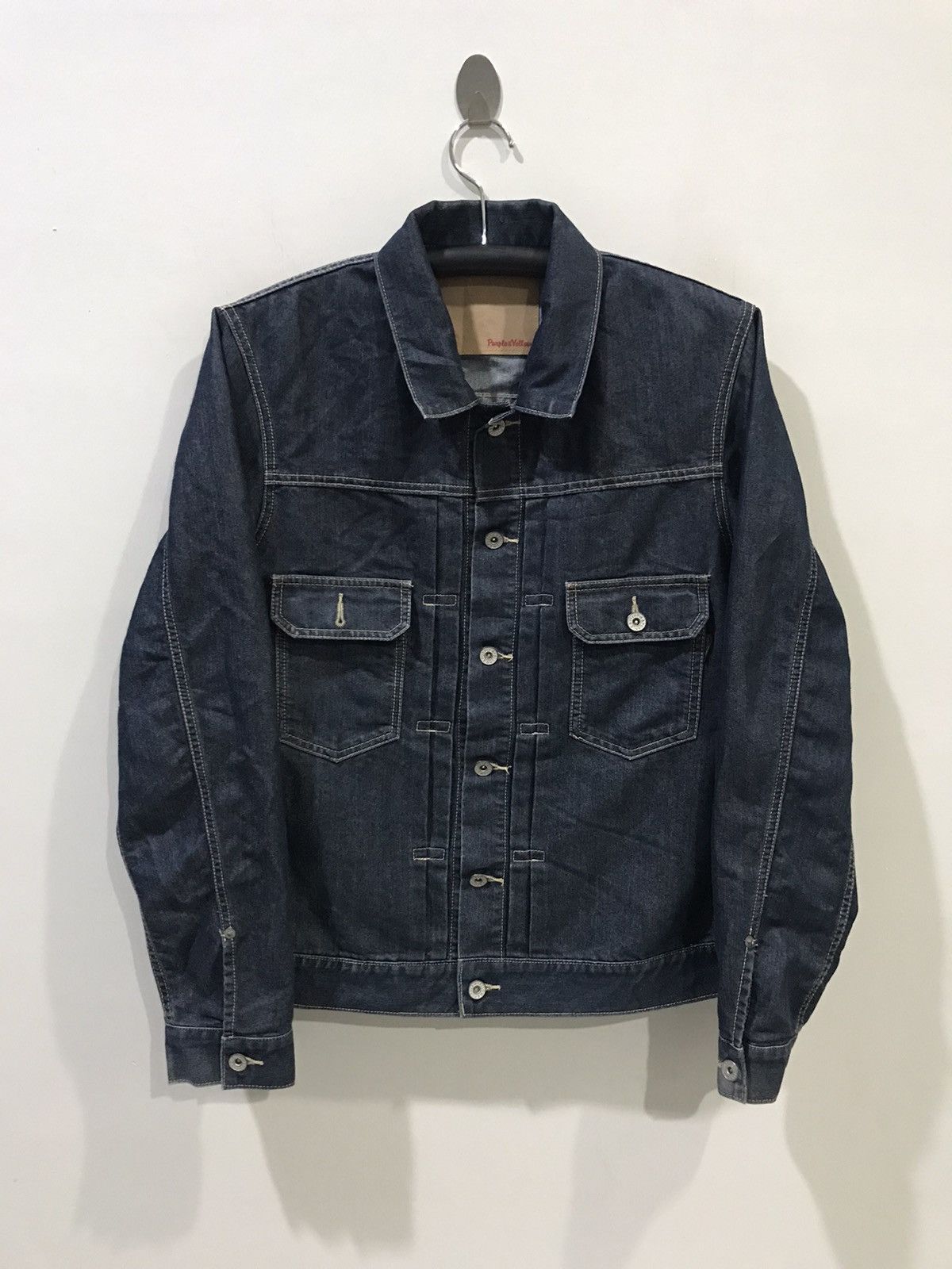 Japanese Brand Purple&Yellow Light Denim Jacket Type ll Size US L / EU 52-54 / 3 - 1 Thumbnail