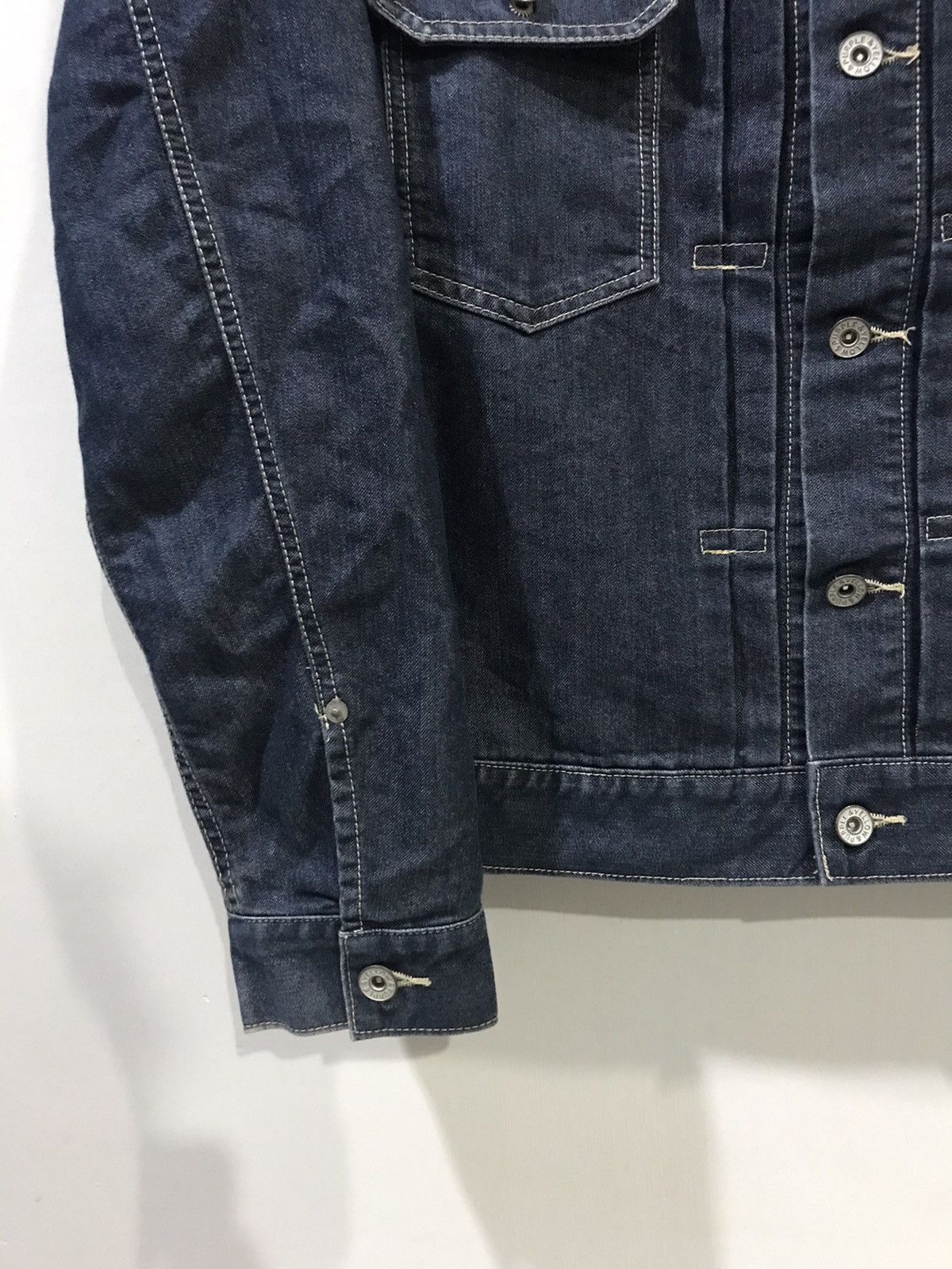 Japanese Brand Purple&Yellow Light Denim Jacket Type ll Size US L / EU 52-54 / 3 - 6 Thumbnail