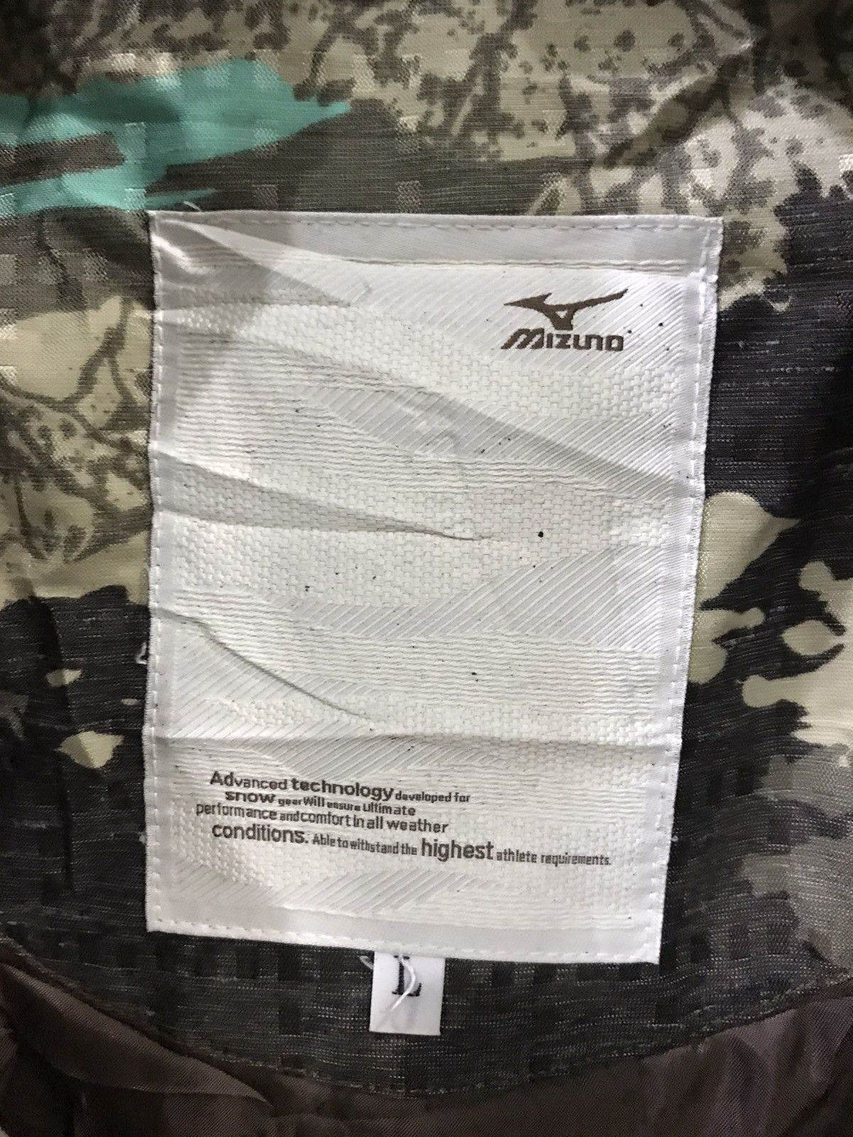 Mizuno Mizuno Japan Ski Wear Camo Jacket Size US L / EU 52-54 / 3 - 11 Thumbnail