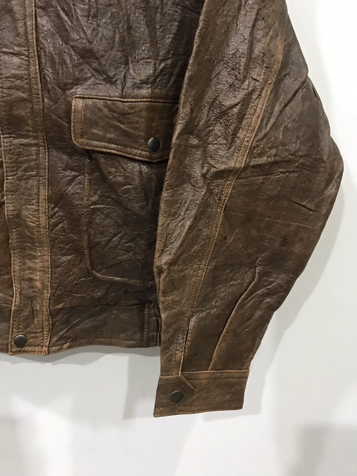 Japanese Brand NEO BLOOD TOKYO A2 Design Leather Jacket Size US XL / EU 56 / 4 - 5 Thumbnail