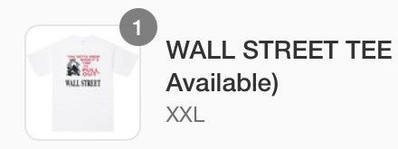 Japanese Brand × Other 2022 FANTASY EXPLOSION WALL STREET PULL OUT T-SHIRT (XXL) Size US XXL / EU 58 / 5 - 7 Thumbnail