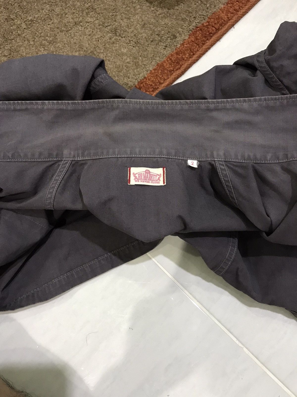 Blue Blue Japan × HOLLYWOOD RANCH MARKET × Japanese Brand HOLLYWOOD RANCH MARKET Japan Sturdy Double Pocket Jacket Size US M / EU 48-50 / 2 - 15 Thumbnail