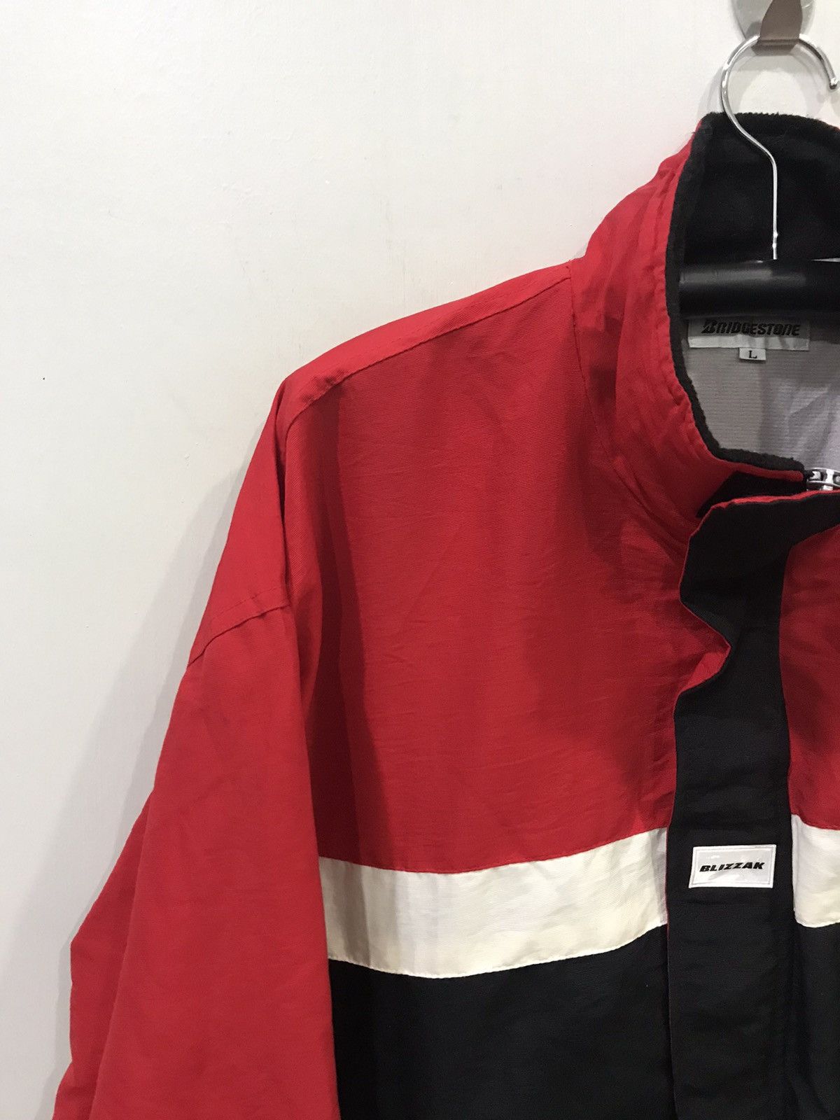 Japanese Brand BRIDGESTONE Potenza Official Colour Light Jacket Size US L / EU 52-54 / 3 - 4 Thumbnail
