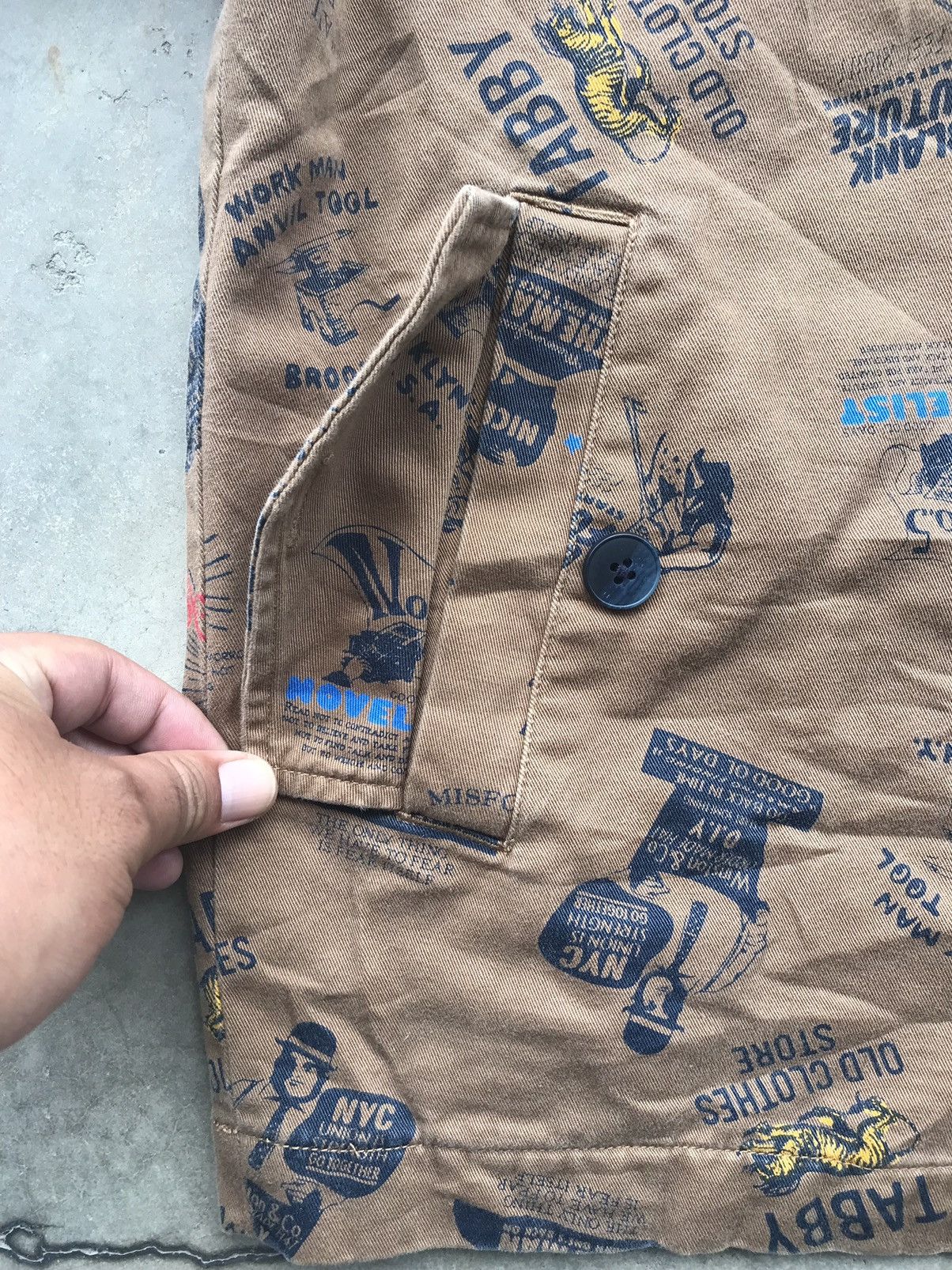 Japanese Brand × Mostly Heard Rarely Seen × United Arrows UNITED ARROW Rare Dope Sick Full Print Jacket Size US M / EU 48-50 / 2 - 7 Thumbnail