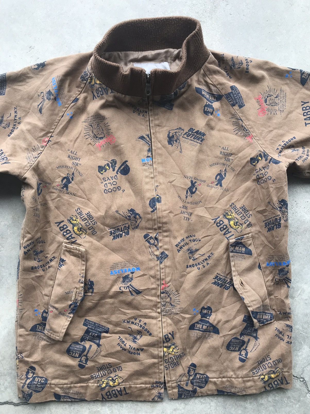 Japanese Brand × Mostly Heard Rarely Seen × United Arrows UNITED ARROW Rare Dope Sick Full Print Jacket Size US M / EU 48-50 / 2 - 5 Thumbnail