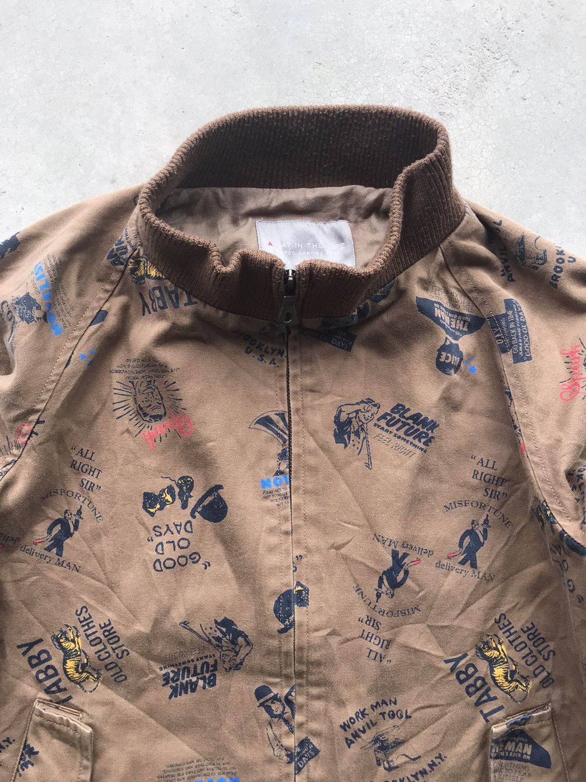Japanese Brand × Mostly Heard Rarely Seen × United Arrows UNITED ARROW Rare Dope Sick Full Print Jacket Size US M / EU 48-50 / 2 - 2 Thumbnail