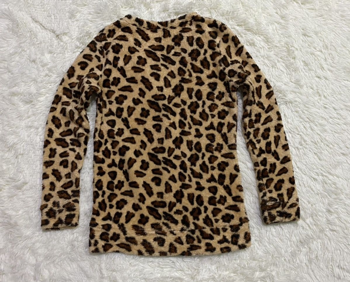 Japanese Brand Vence Fleece Leopard Cardigan Size US S / EU 44-46 / 1 - 4 Thumbnail