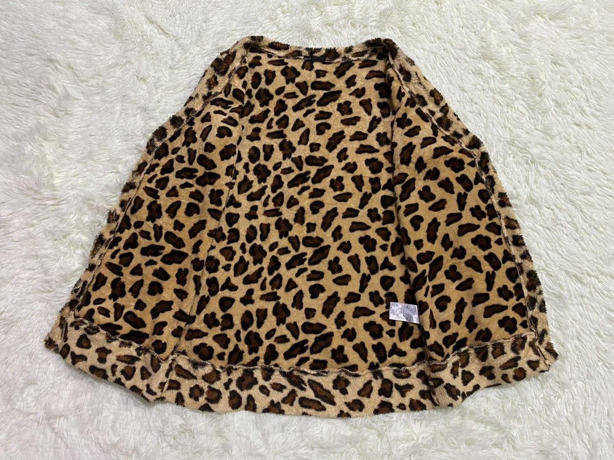 Japanese Brand Vence Fleece Leopard Cardigan Size US S / EU 44-46 / 1 - 6 Thumbnail