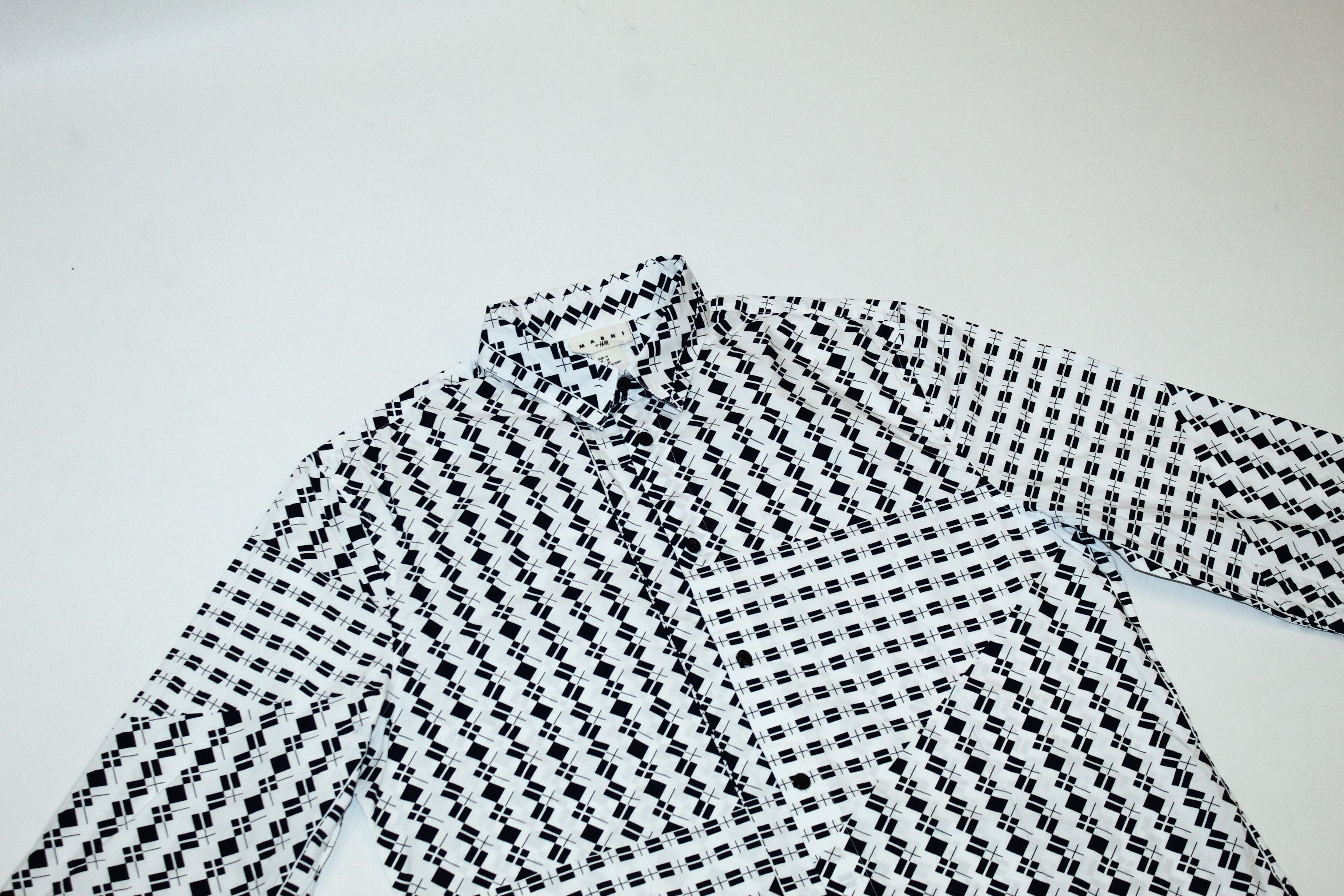 Marni Marni x H&M Iconic Geometric Print Shirt Size US M / EU 48-50 / 2 - 2 Thumbnail