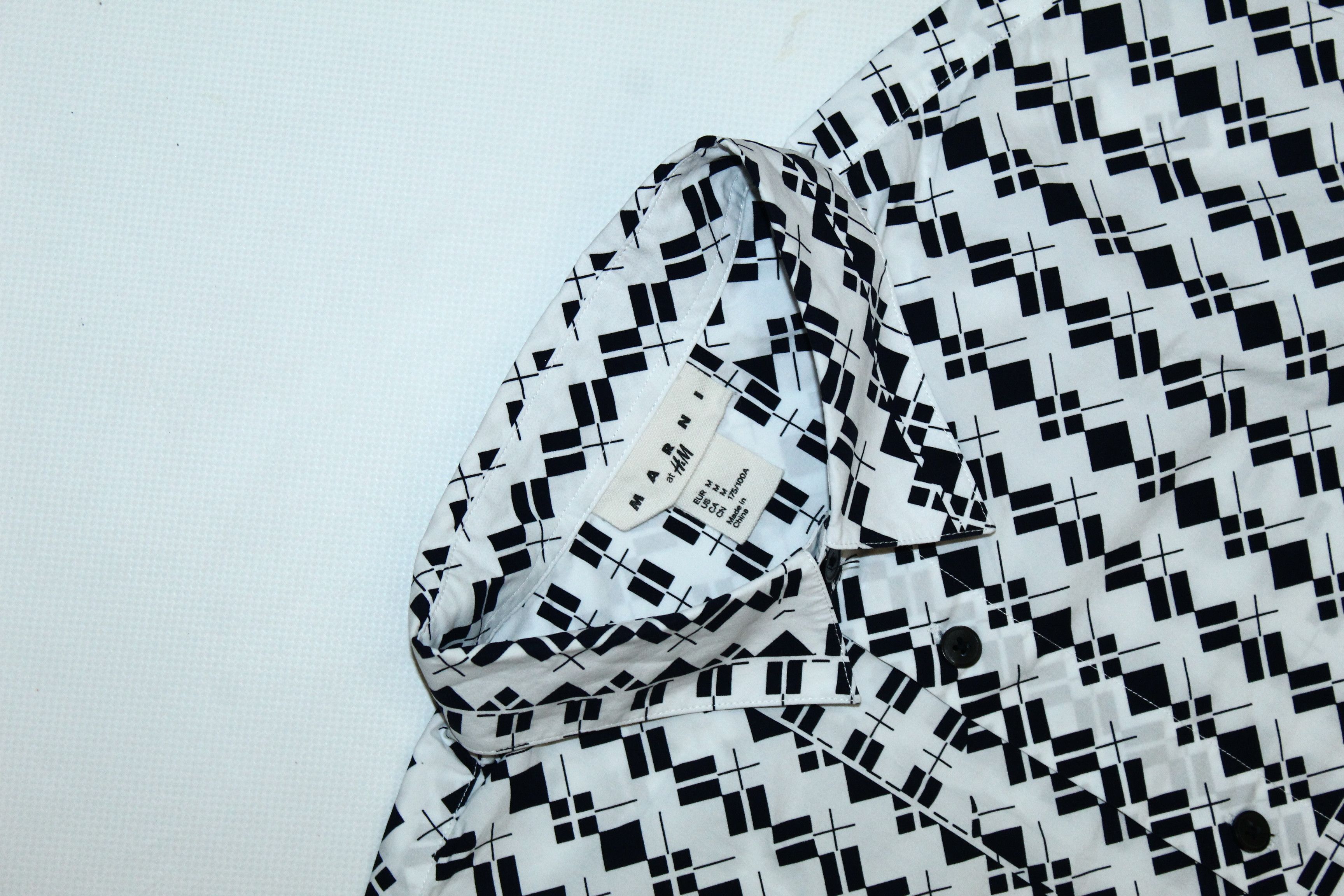 Marni Marni x H&M Iconic Geometric Print Shirt Size US M / EU 48-50 / 2 - 6 Thumbnail