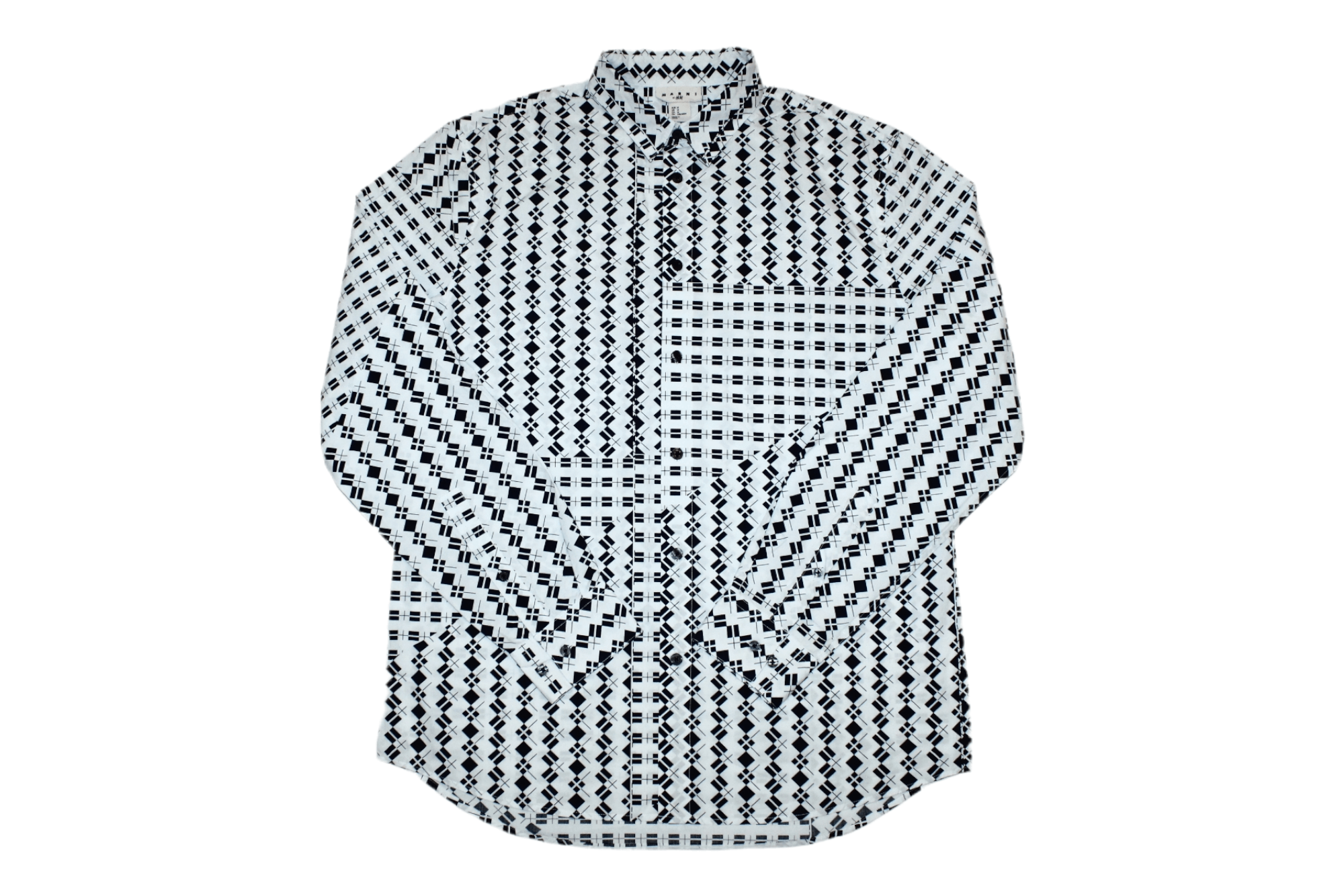 Marni Marni x H&M Iconic Geometric Print Shirt Size US M / EU 48-50 / 2 - 1 Thumbnail