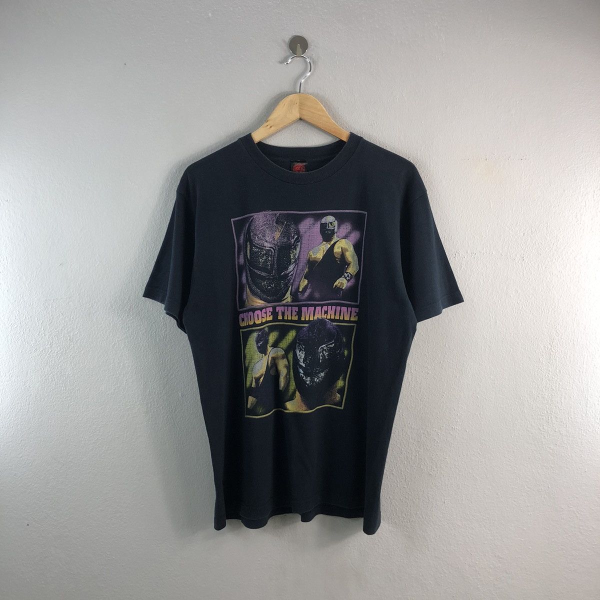 Vintage The Machine Junji Hirata Japan Pro Wrestling tees