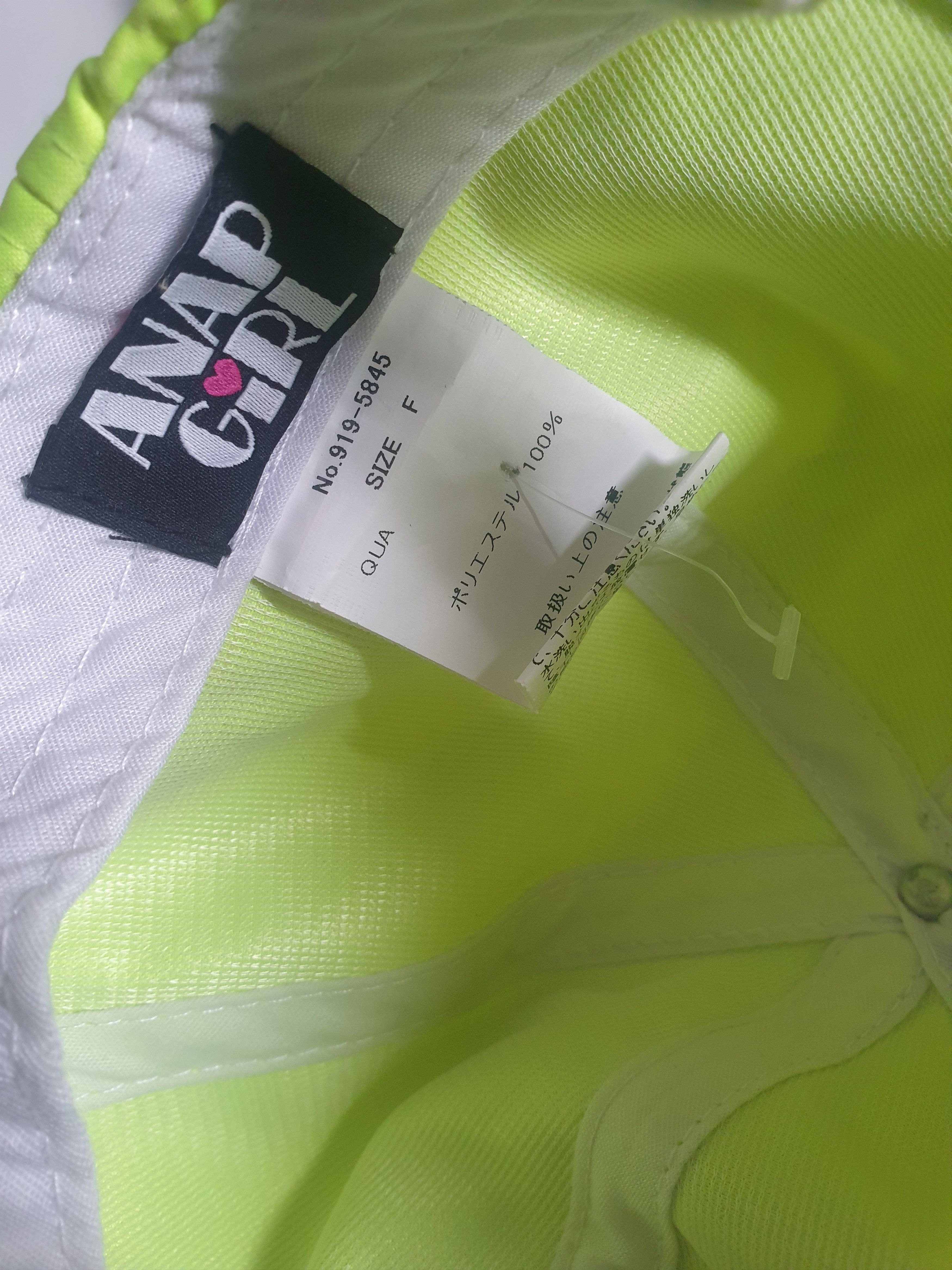 Japanese Brand ANAP GIRL Billie Eilish Colour Cap Size ONE SIZE - 14 Thumbnail