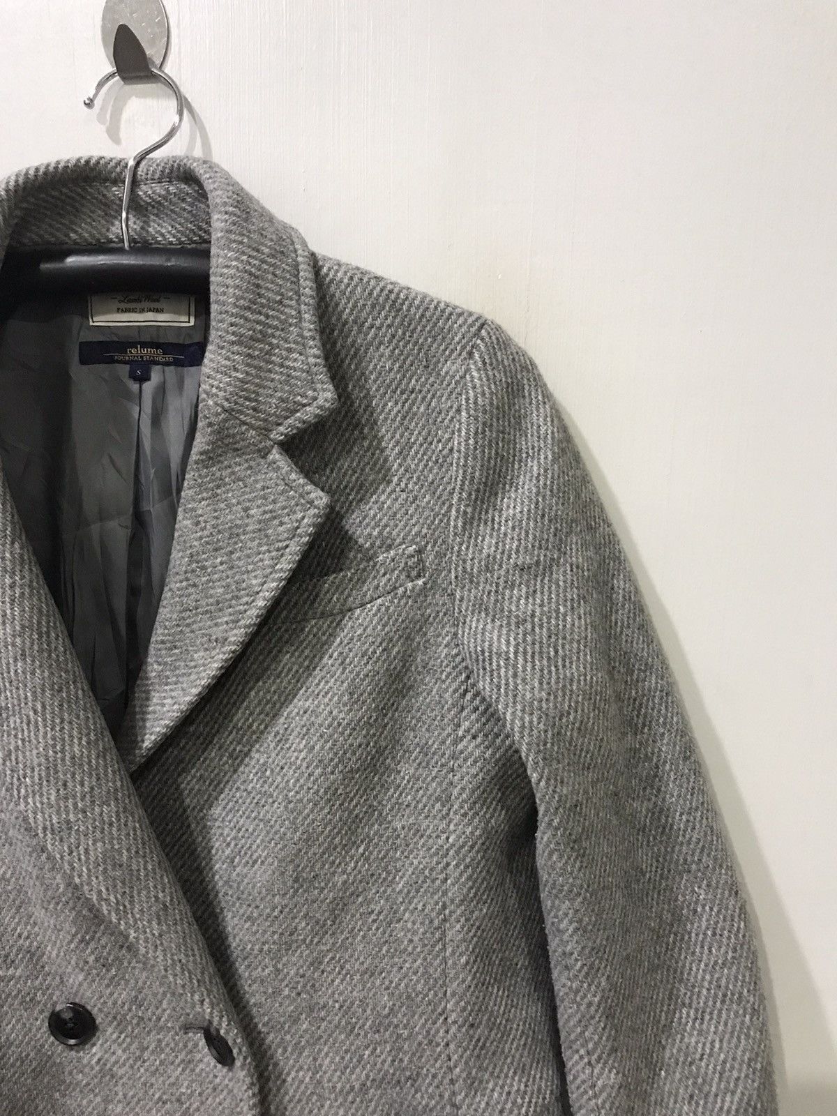 Japanese Brand × Journal Standard Journal Standard Japan Lambswool Long Coat Size S / US 4 / IT 40 - 4 Thumbnail