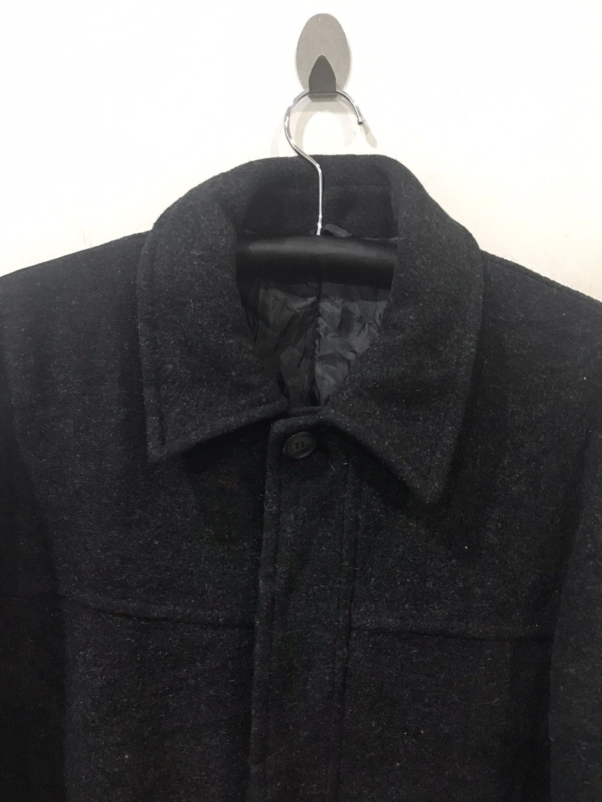 Japanese Brand ALLIX DESIGN Wool Overcoat Size US L / EU 52-54 / 3 - 2 Thumbnail