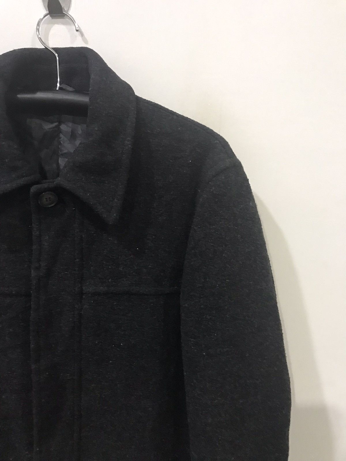 Japanese Brand ALLIX DESIGN Wool Overcoat Size US L / EU 52-54 / 3 - 3 Thumbnail