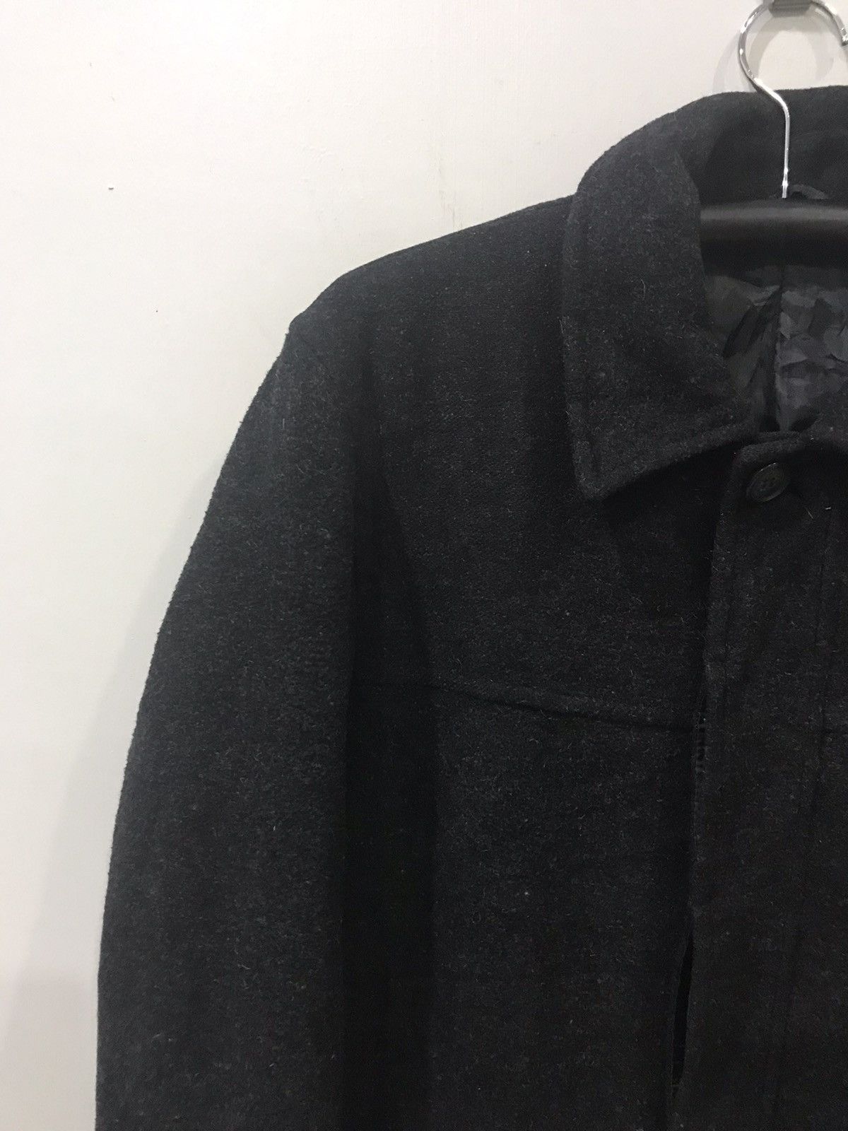 Japanese Brand ALLIX DESIGN Wool Overcoat Size US L / EU 52-54 / 3 - 4 Thumbnail