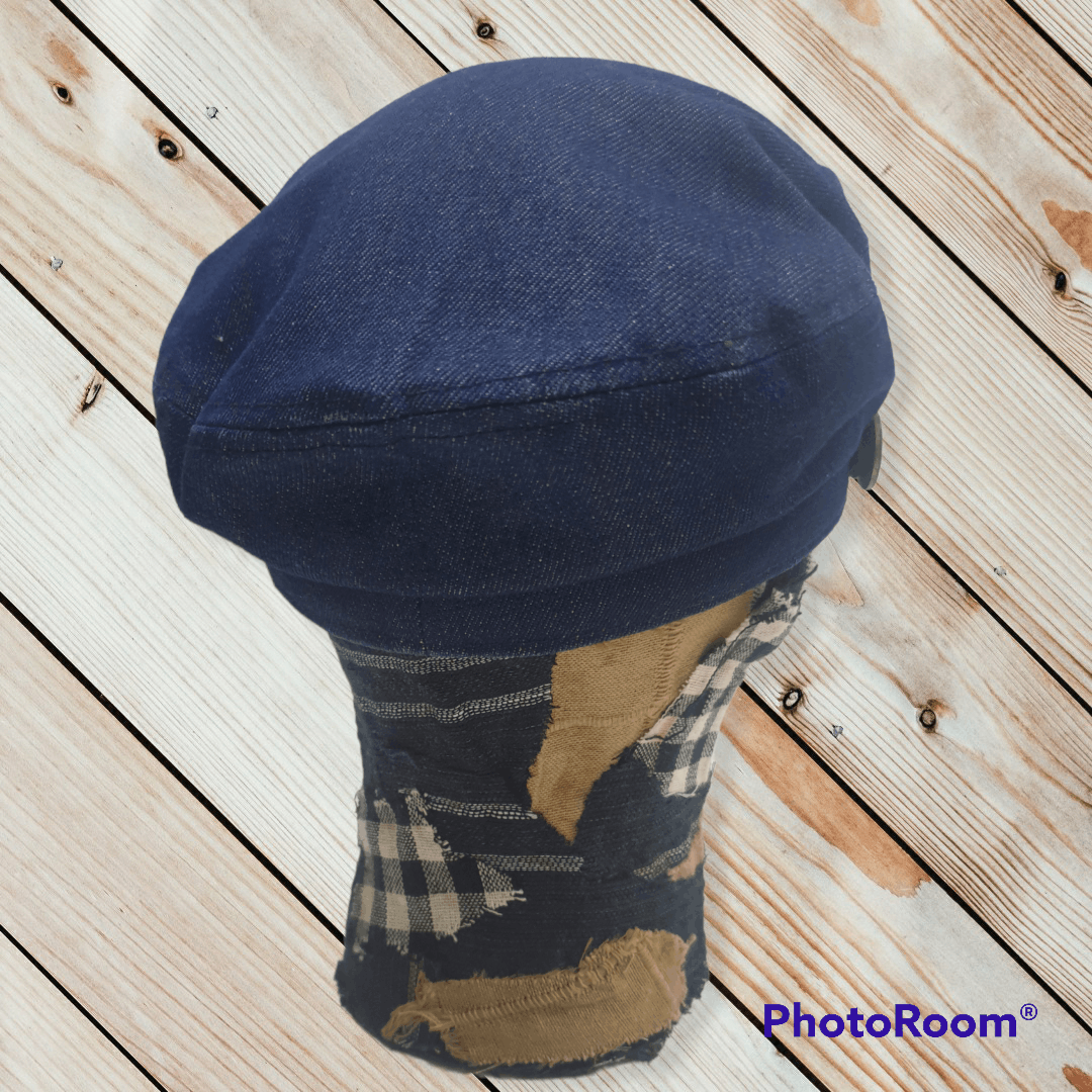 Japanese Brand 💥Blue Navy Military Captain Hat Size 42 - 2 Thumbnail