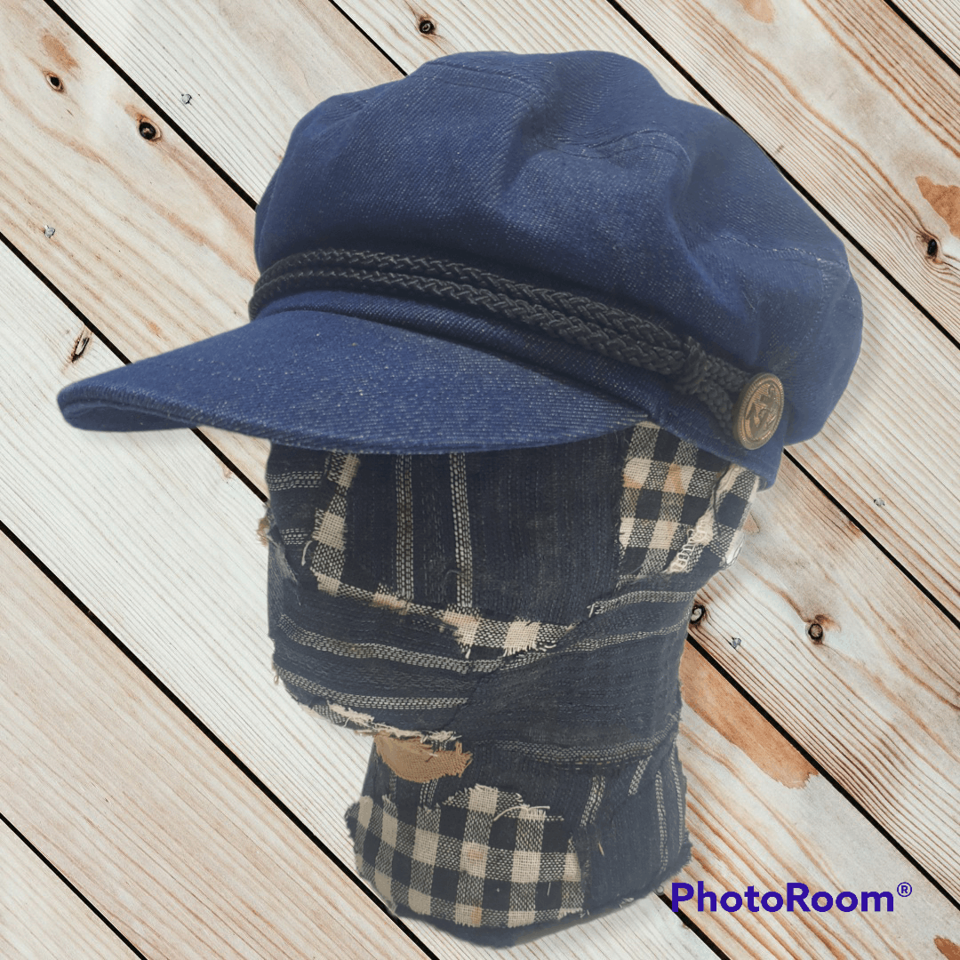 Japanese Brand 💥Blue Navy Military Captain Hat Size 42 - 4 Thumbnail