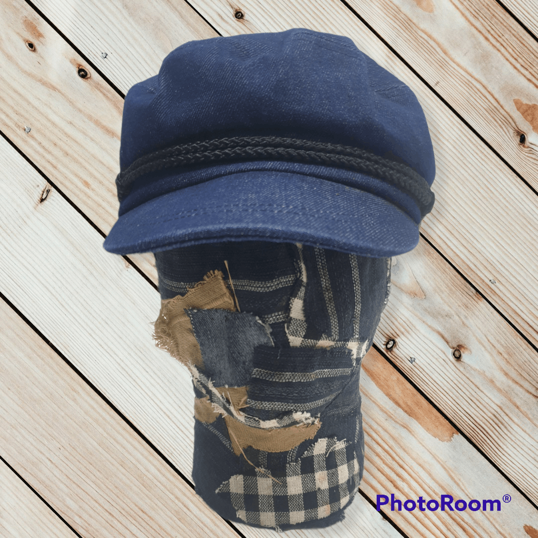 Japanese Brand 💥Blue Navy Military Captain Hat Size 42 - 10 Thumbnail