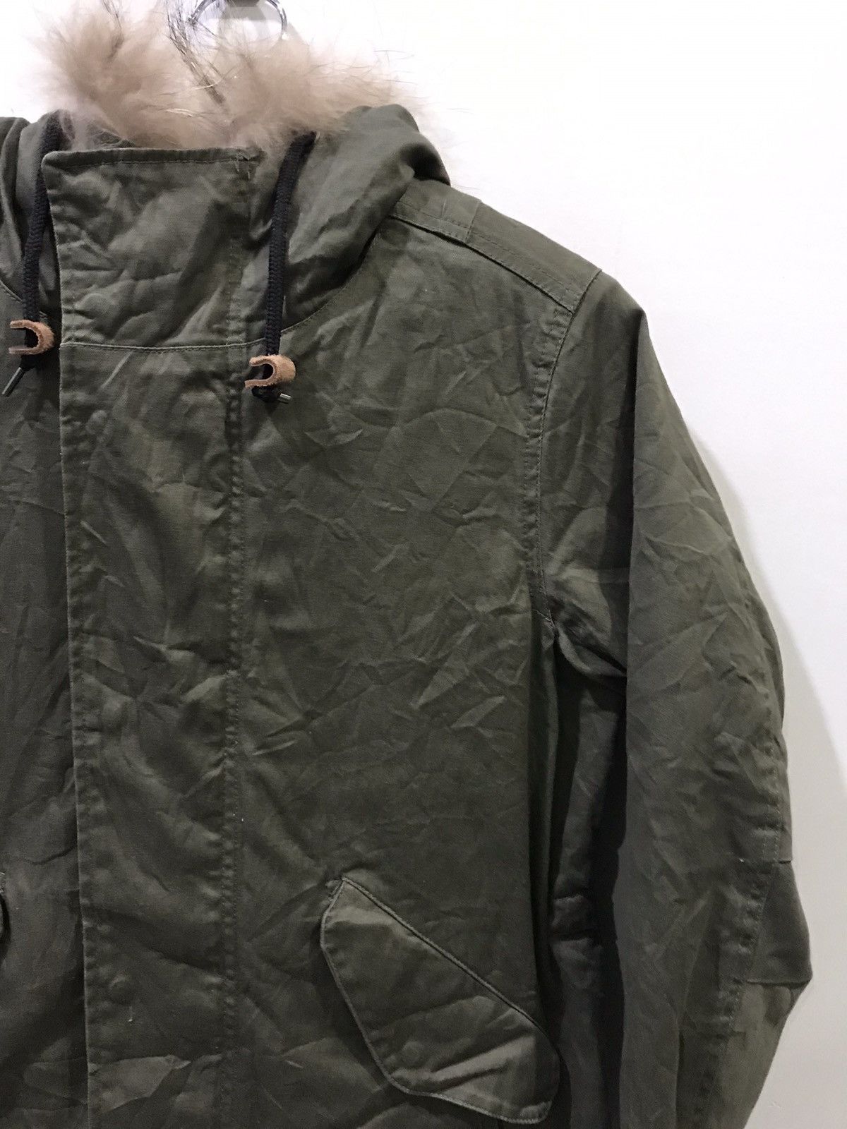 Japanese Brand RAGE BLUE Japan M65 Multipockets Fish Tail Sherpa Parka Size US M / EU 48-50 / 2 - 3 Thumbnail