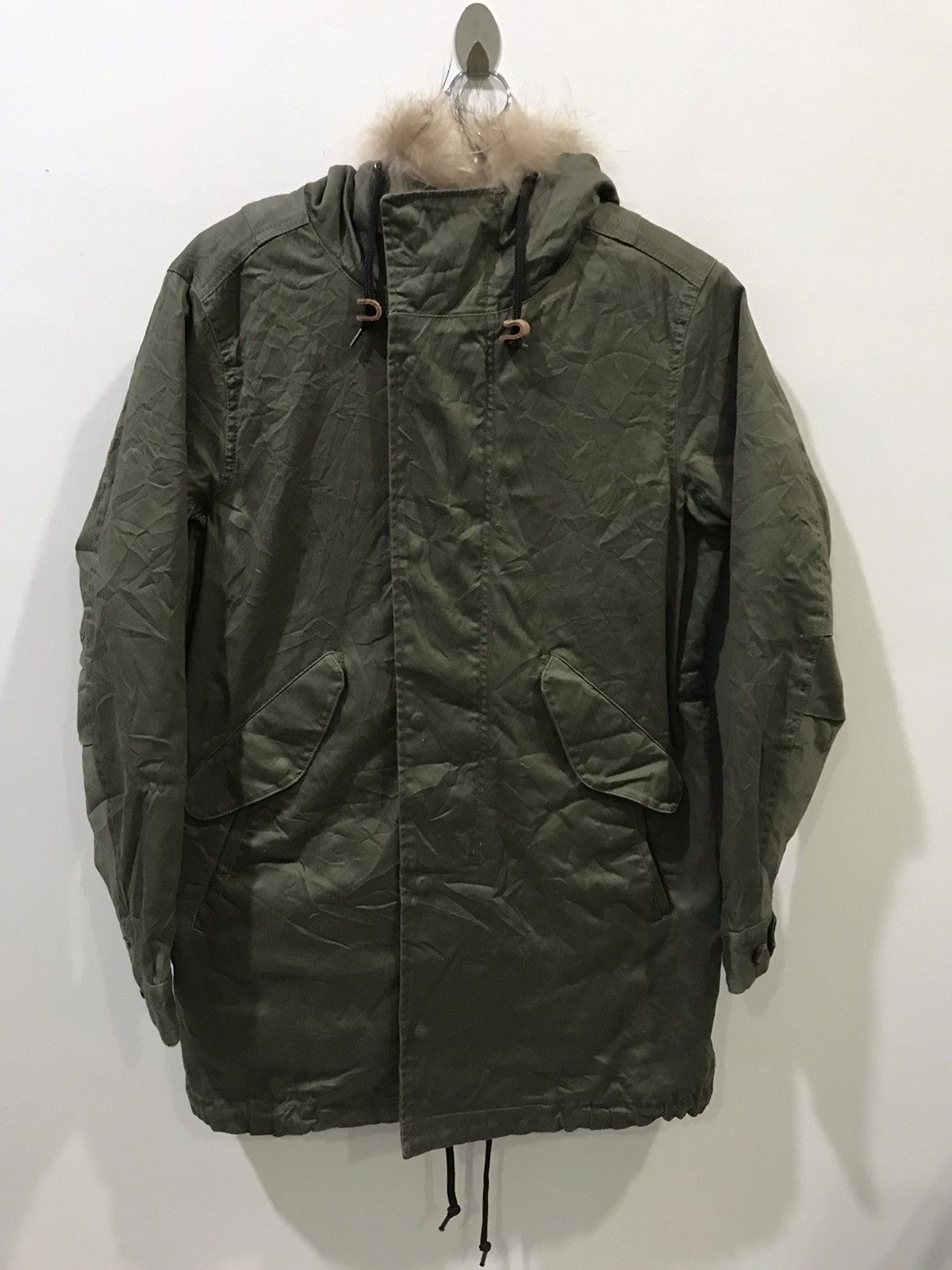 Japanese Brand RAGE BLUE Japan M65 Multipockets Fish Tail Sherpa Parka Size US M / EU 48-50 / 2 - 1 Thumbnail