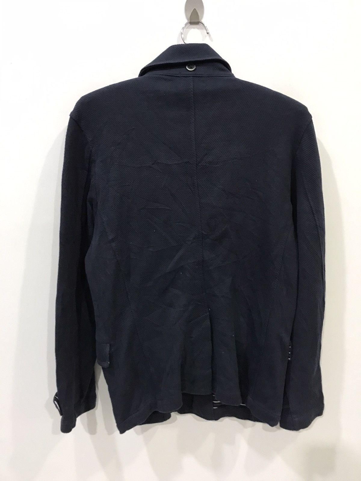 Takeo Kikuchi TK Mixpiece Japan Slim Fit Navy Cardigan Size US L / EU 52-54 / 3 - 9 Thumbnail