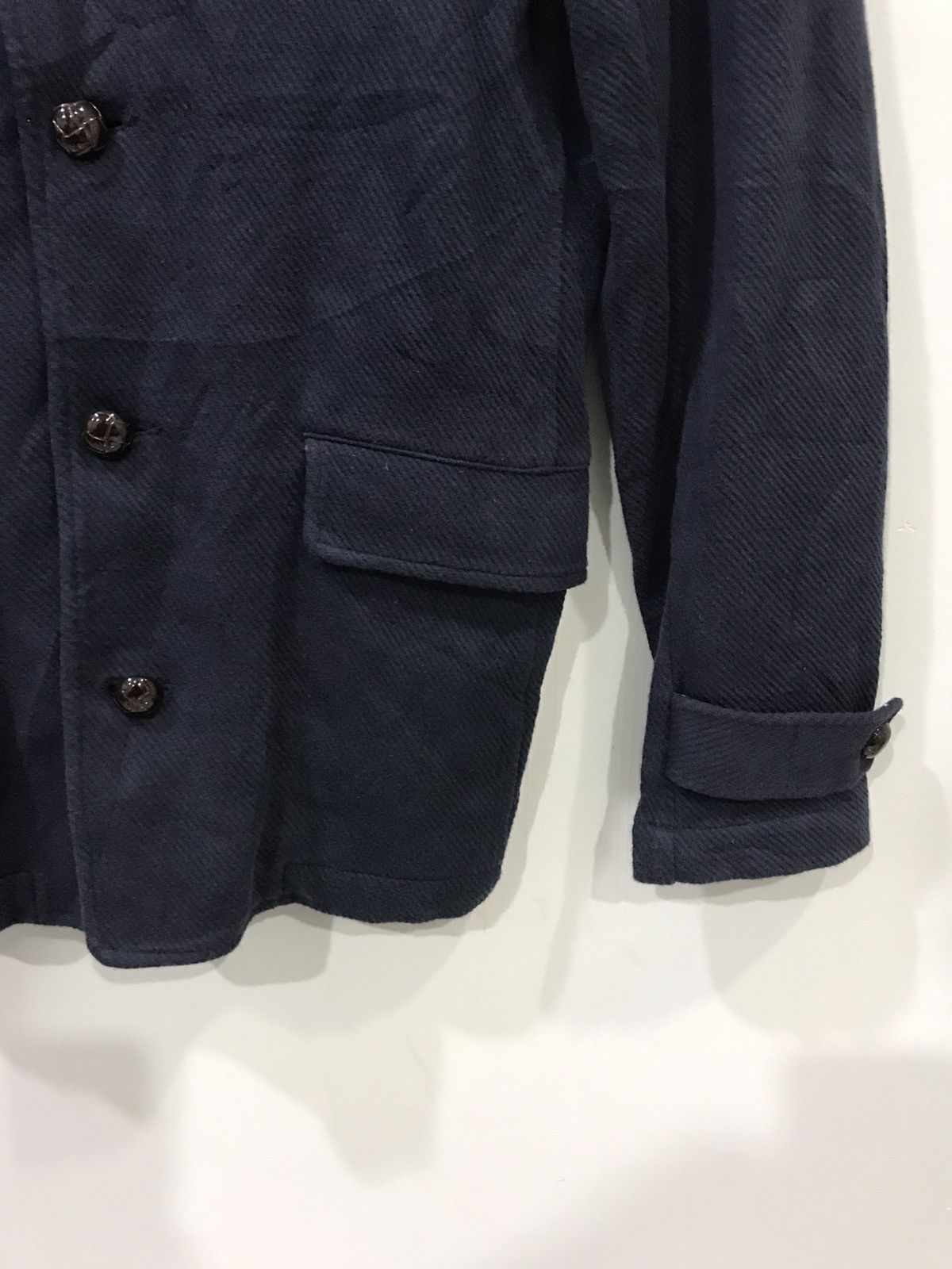 Takeo Kikuchi TK Mixpiece Japan Slim Fit Navy Cardigan Size US L / EU 52-54 / 3 - 5 Thumbnail