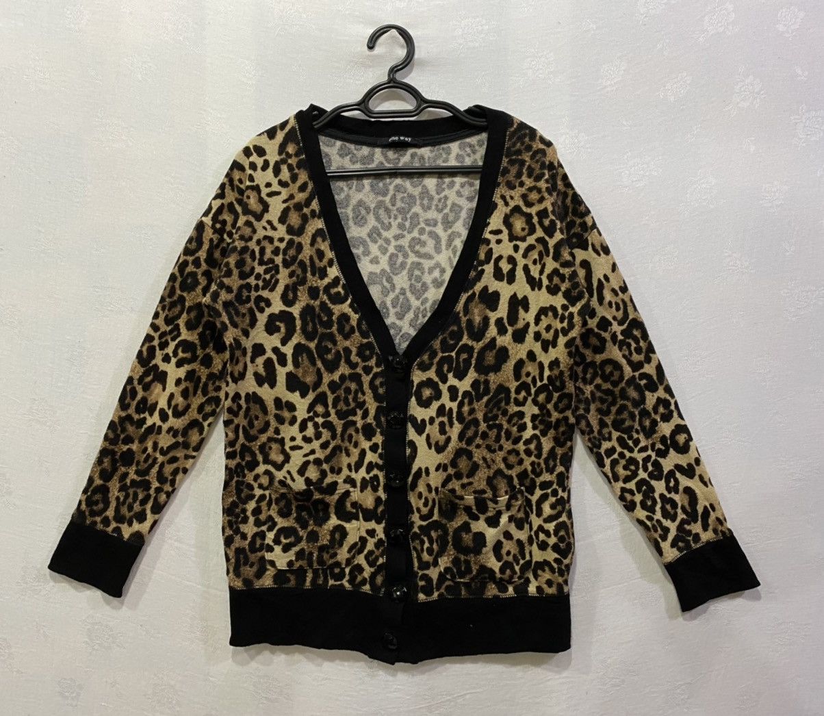 Japanese Brand One Way Grunge Leopard Print Cardigan Size US M / EU 48-50 / 2 - 3 Thumbnail