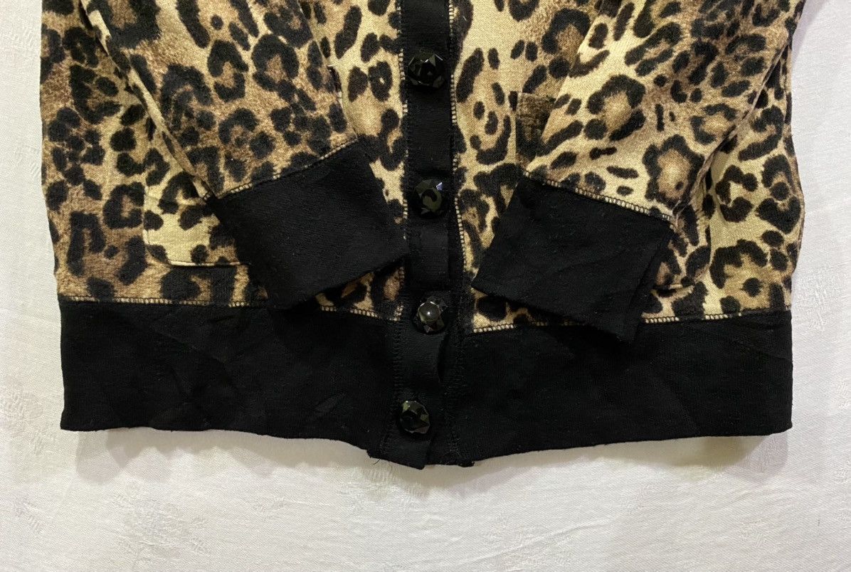 Japanese Brand One Way Grunge Leopard Print Cardigan Size US M / EU 48-50 / 2 - 5 Thumbnail