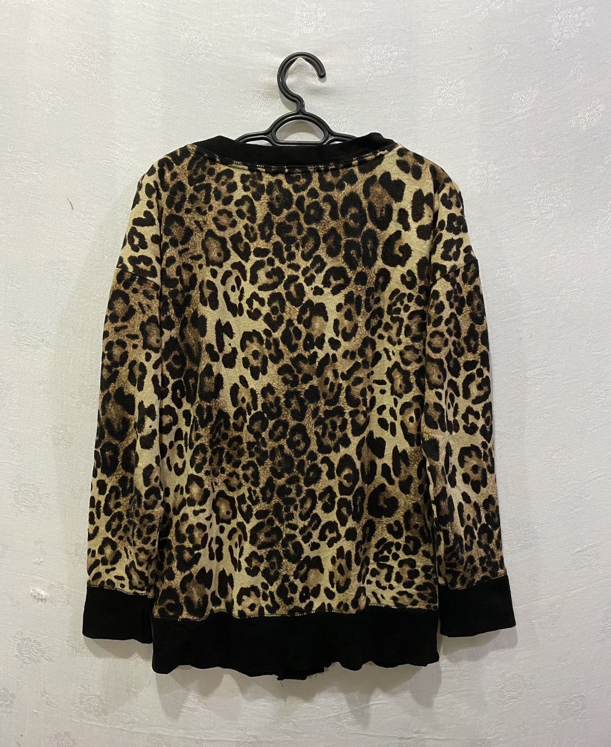 Japanese Brand One Way Grunge Leopard Print Cardigan Size US M / EU 48-50 / 2 - 2 Thumbnail