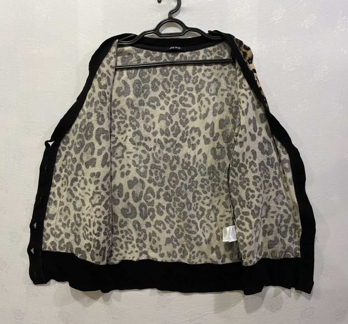 Japanese Brand One Way Grunge Leopard Print Cardigan Size US M / EU 48-50 / 2 - 6 Thumbnail