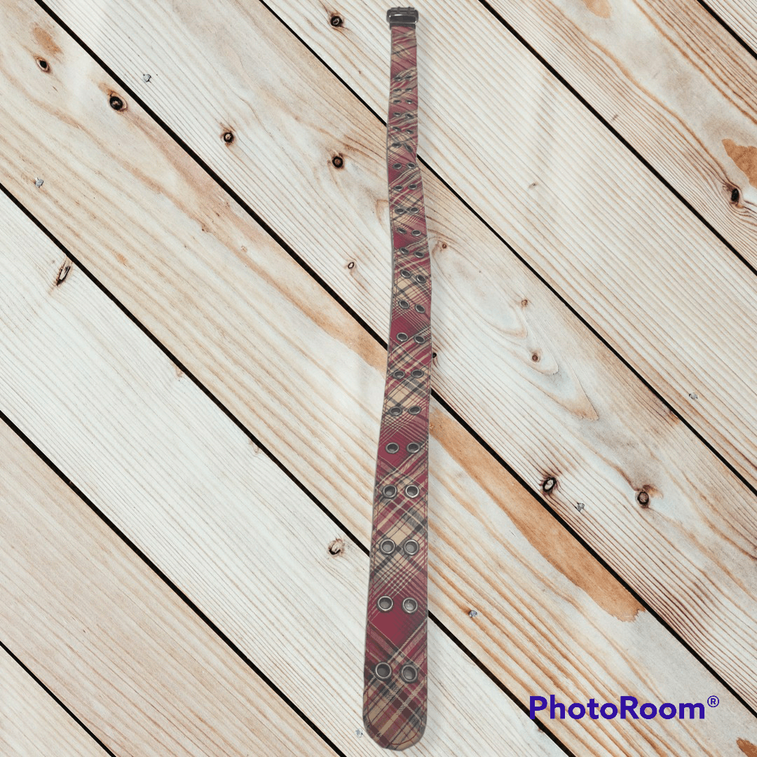 PPFM UNNAMED Checkered Musician Punk Rock Belt Size ONE SIZE - 10 Thumbnail