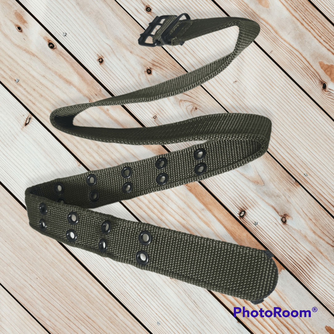 Japanese Brand 💥UNNAMED Green Mitary SKIN HEAD Musician Belt Size ONE SIZE - 1 Thumbnail