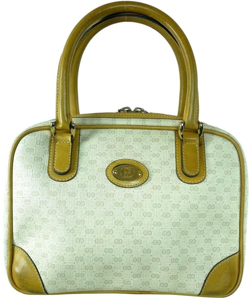 Gucci Supreme GG micro Logo Boston Ivory Lunchbox 9g87