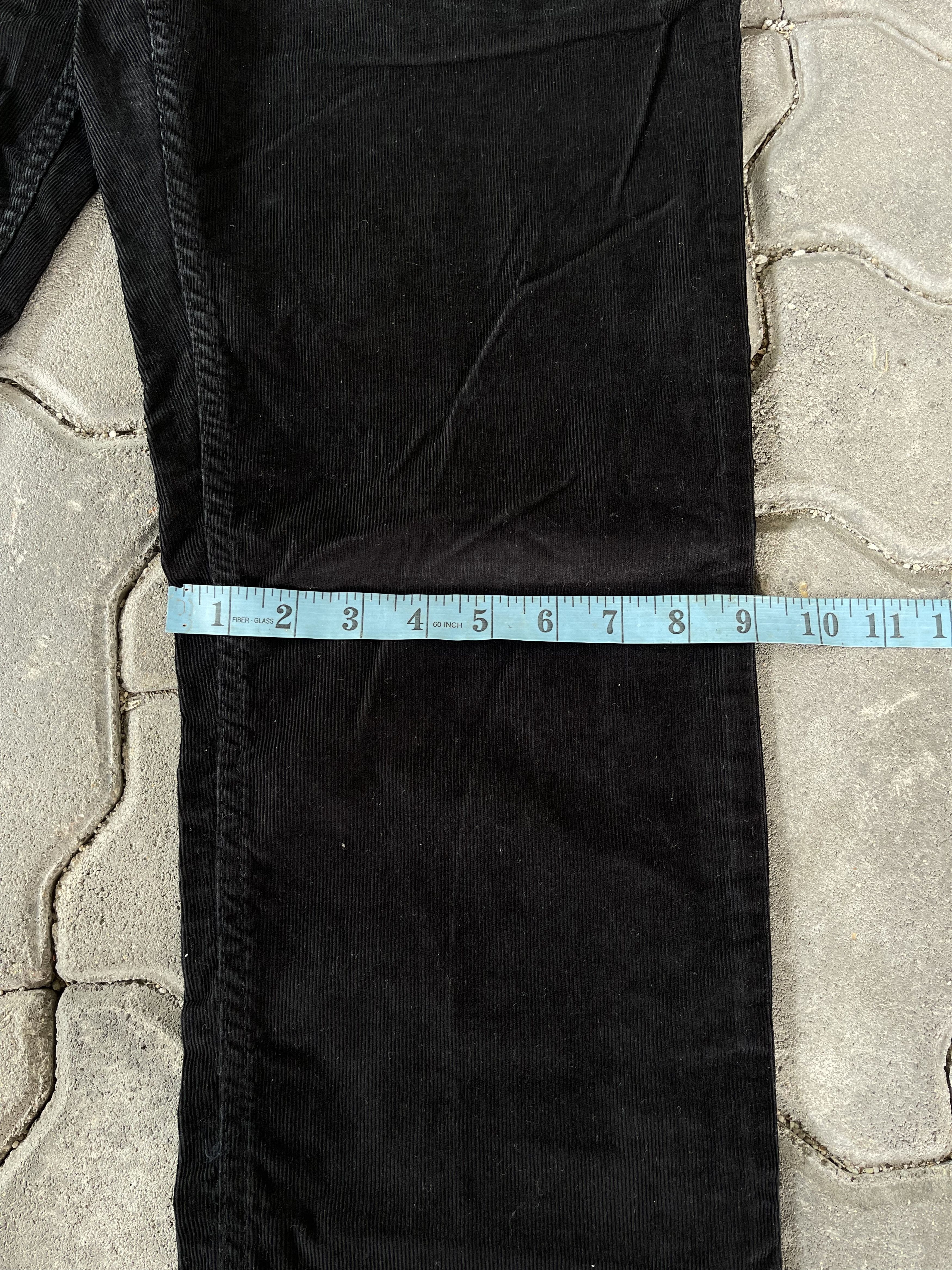 Dolce & Gabbana D&G Black Corduroy Regular Straight Cut Sz 34 Size US 34 / EU 50 - 10 Thumbnail