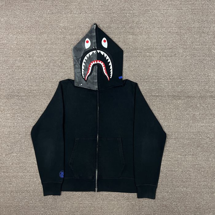 Bape x stussy shark hoodie online