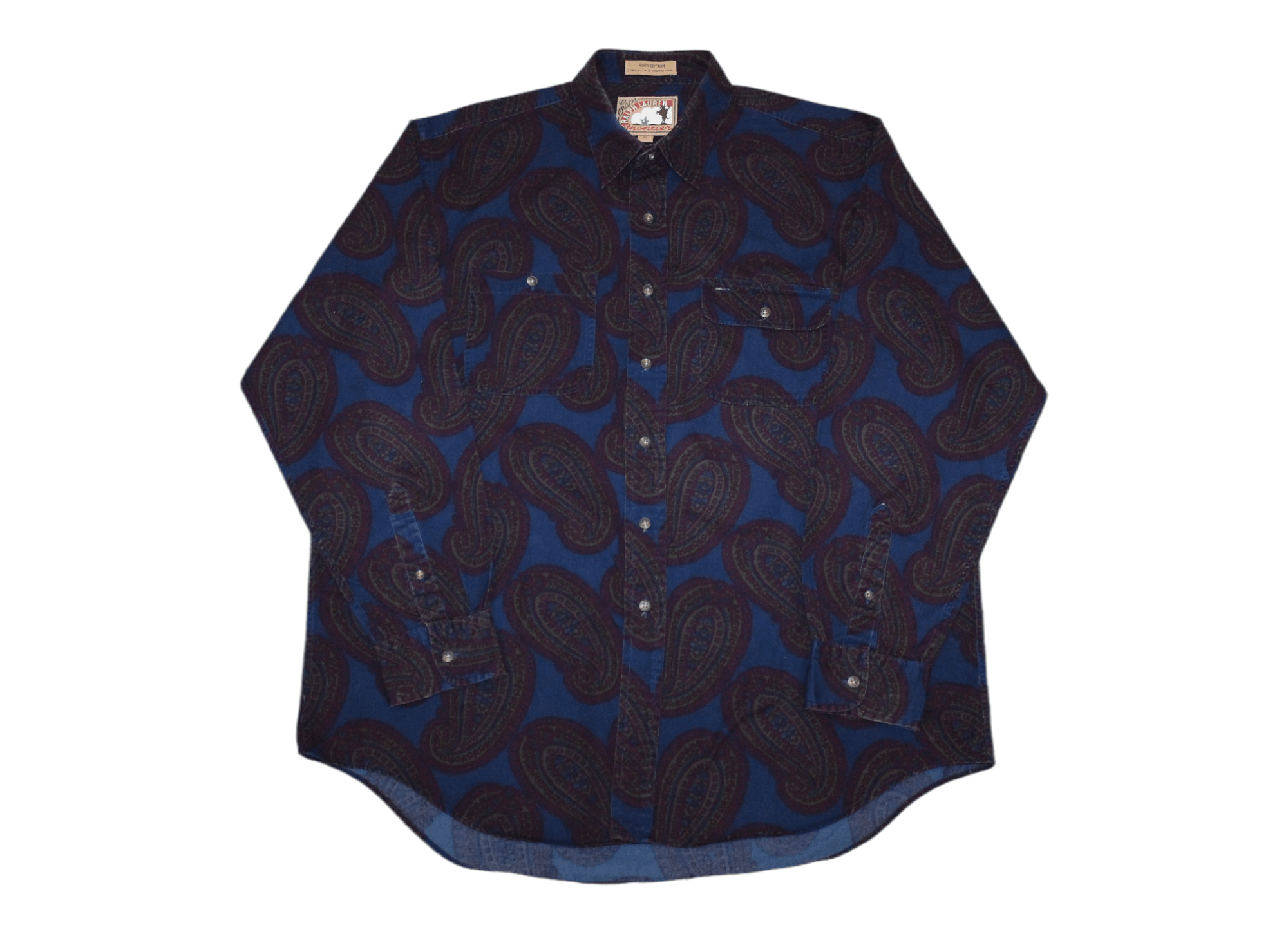Chaps Ralph Lauren 💥RARE VTG💥 Chaps Ralph Lauren Frontier Paisley Baggy Shirt Size US XL / EU 56 / 4 - 1 Thumbnail