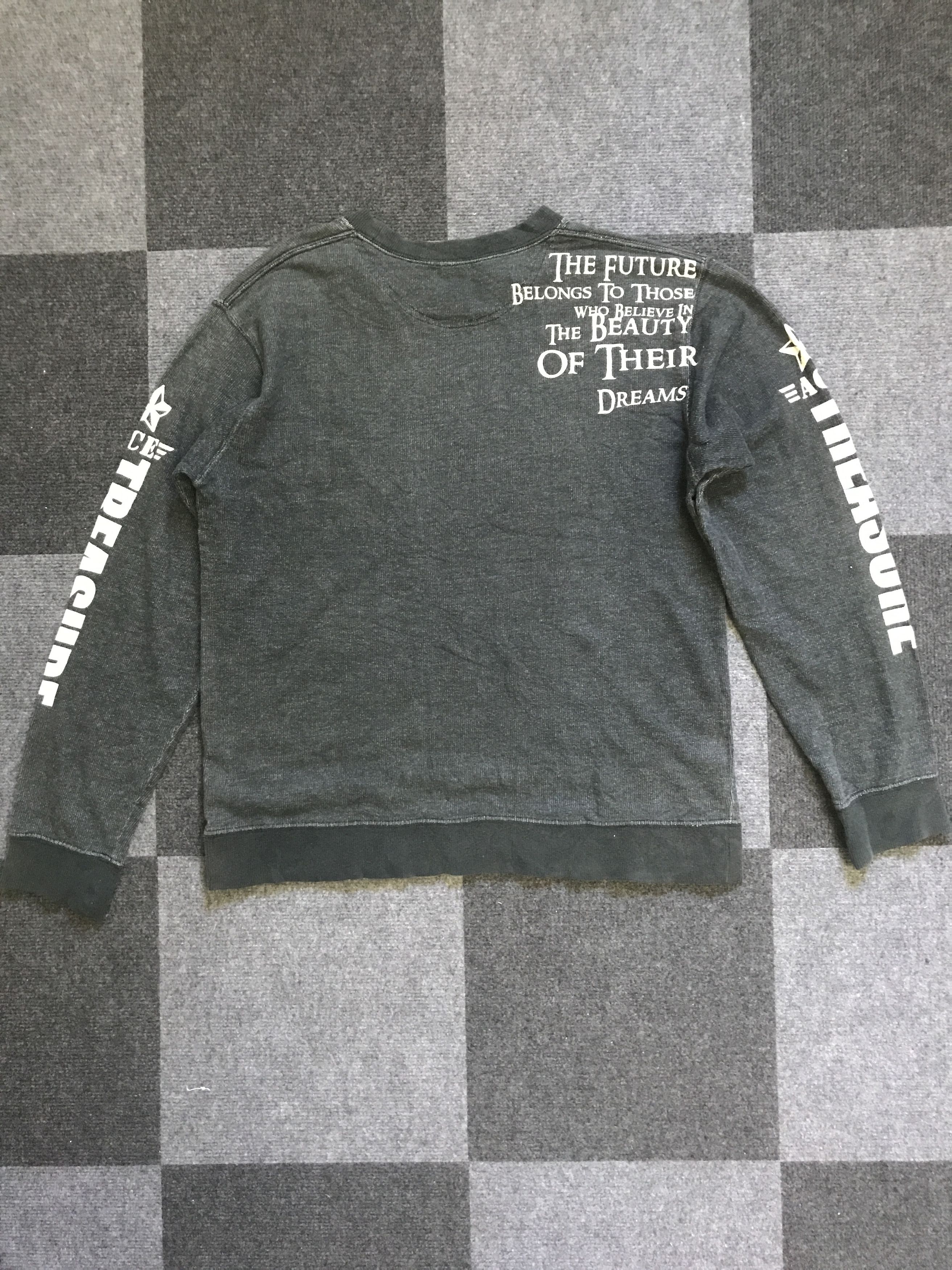 Japanese Brand × Seditionaries SH6 DENIFIT ACE TREASURE Speel Out Cropped Sweatshirt Size US M / EU 48-50 / 2 - 9 Thumbnail