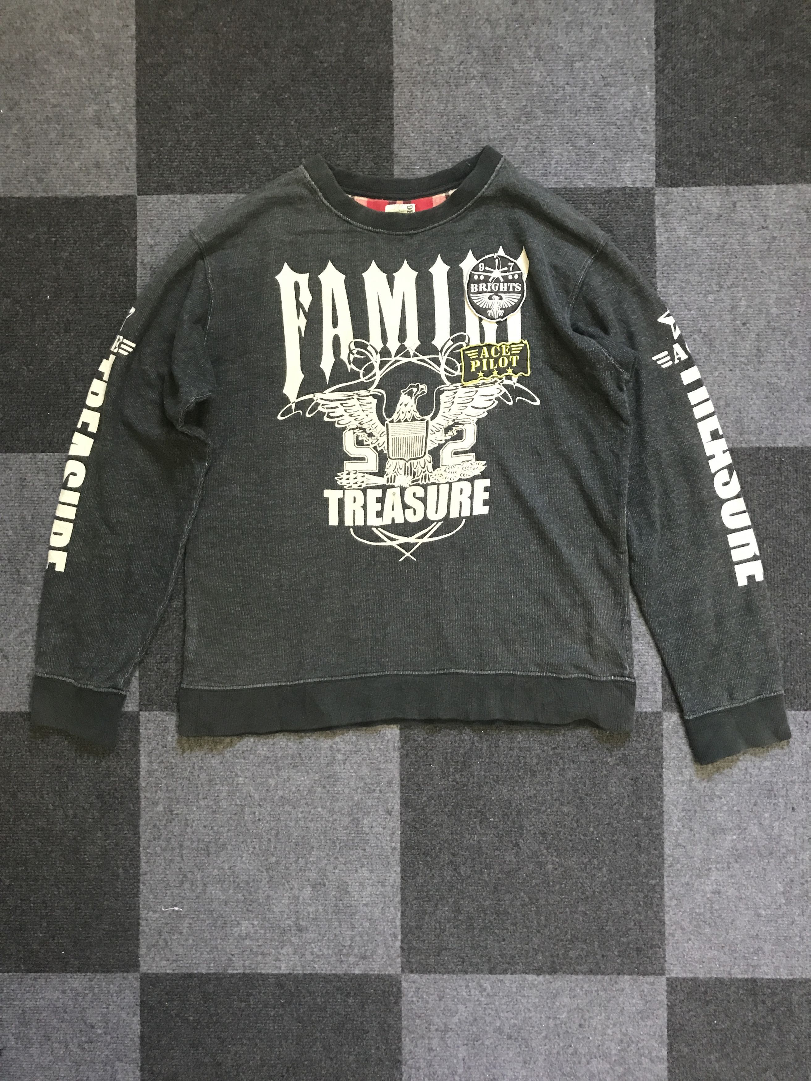 Japanese Brand × Seditionaries SH6 DENIFIT ACE TREASURE Speel Out Cropped Sweatshirt Size US M / EU 48-50 / 2 - 1 Thumbnail