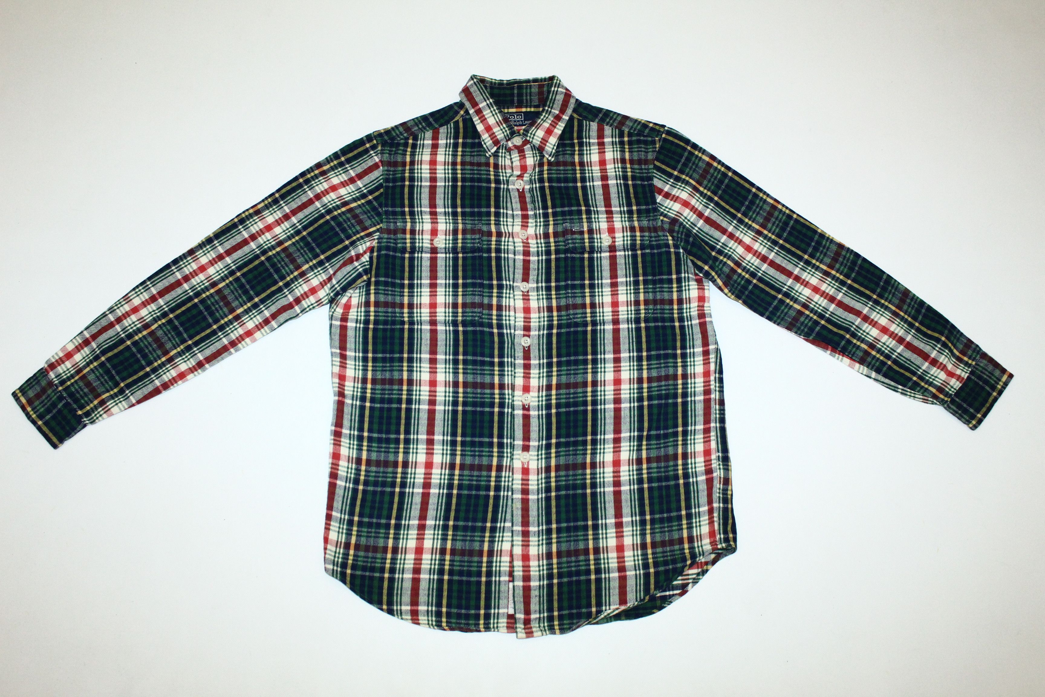 Polo Ralph Lauren VTG🔥 Polo Ralph Lauren Heritage Rugged Flannels Shirt Size US M / EU 48-50 / 2 - 7 Thumbnail