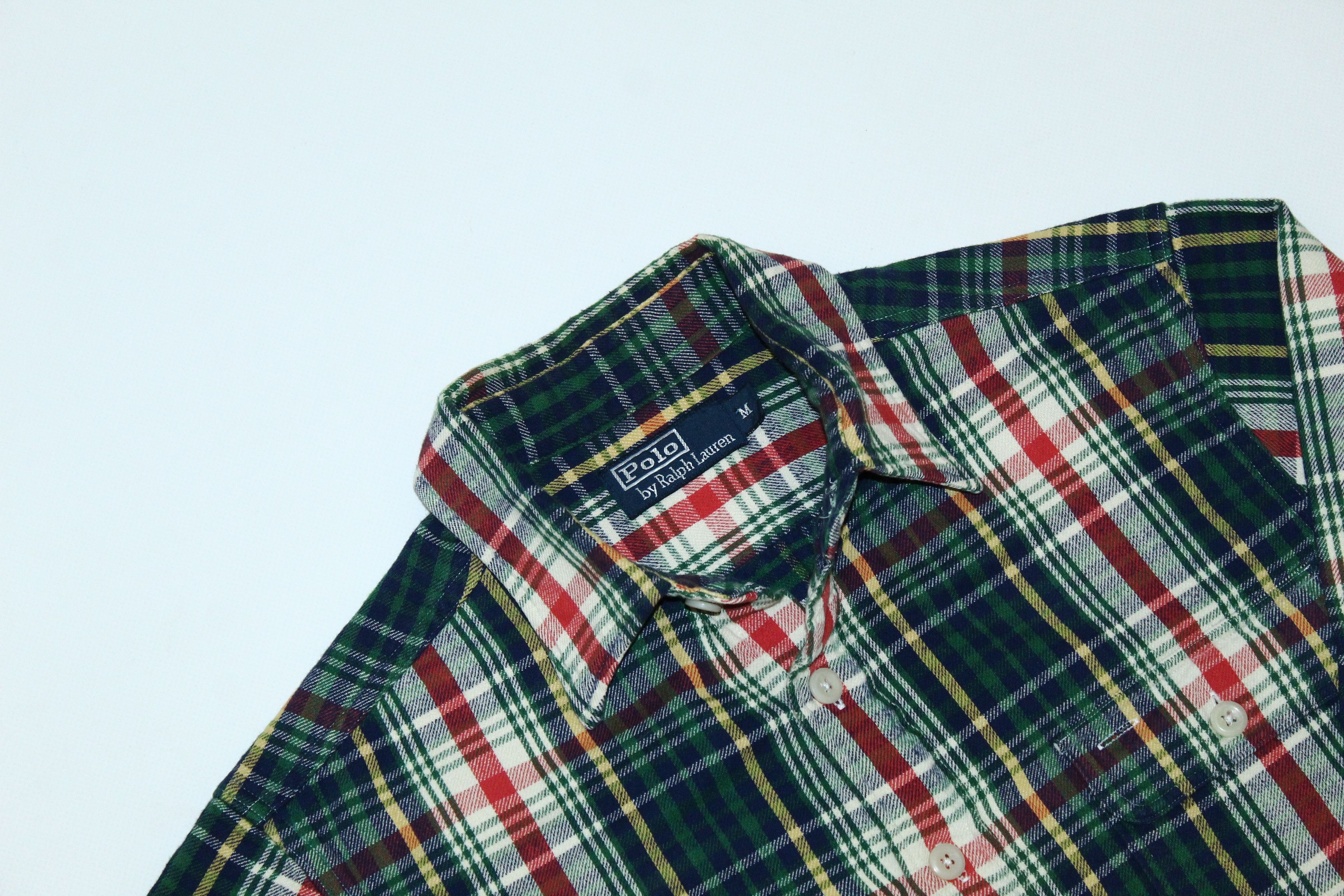 Polo Ralph Lauren VTG🔥 Polo Ralph Lauren Heritage Rugged Flannels Shirt Size US M / EU 48-50 / 2 - 3 Thumbnail